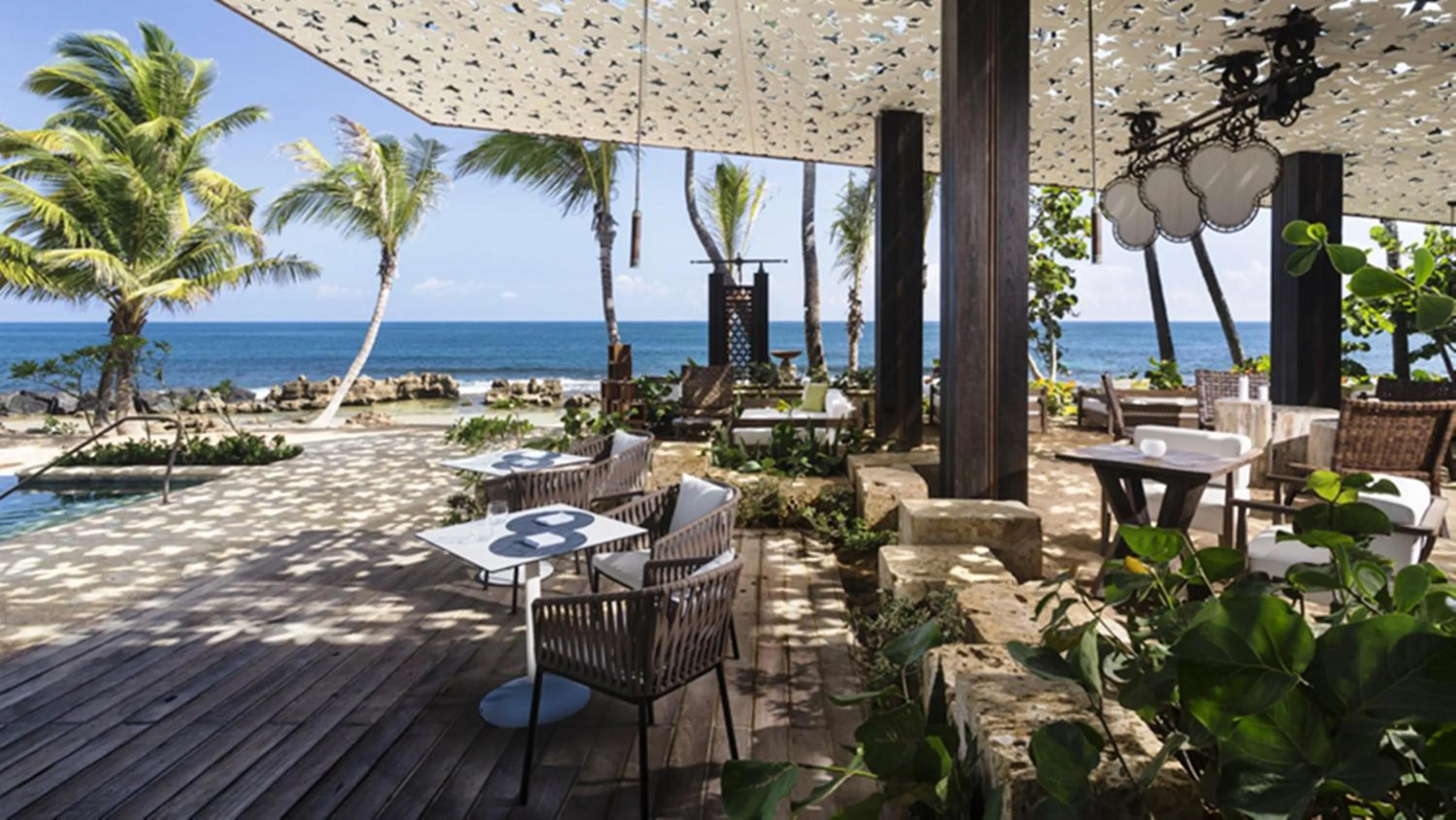Lounge or bar in Residences at Dorado Beach, a Ritz Carlton Reserve