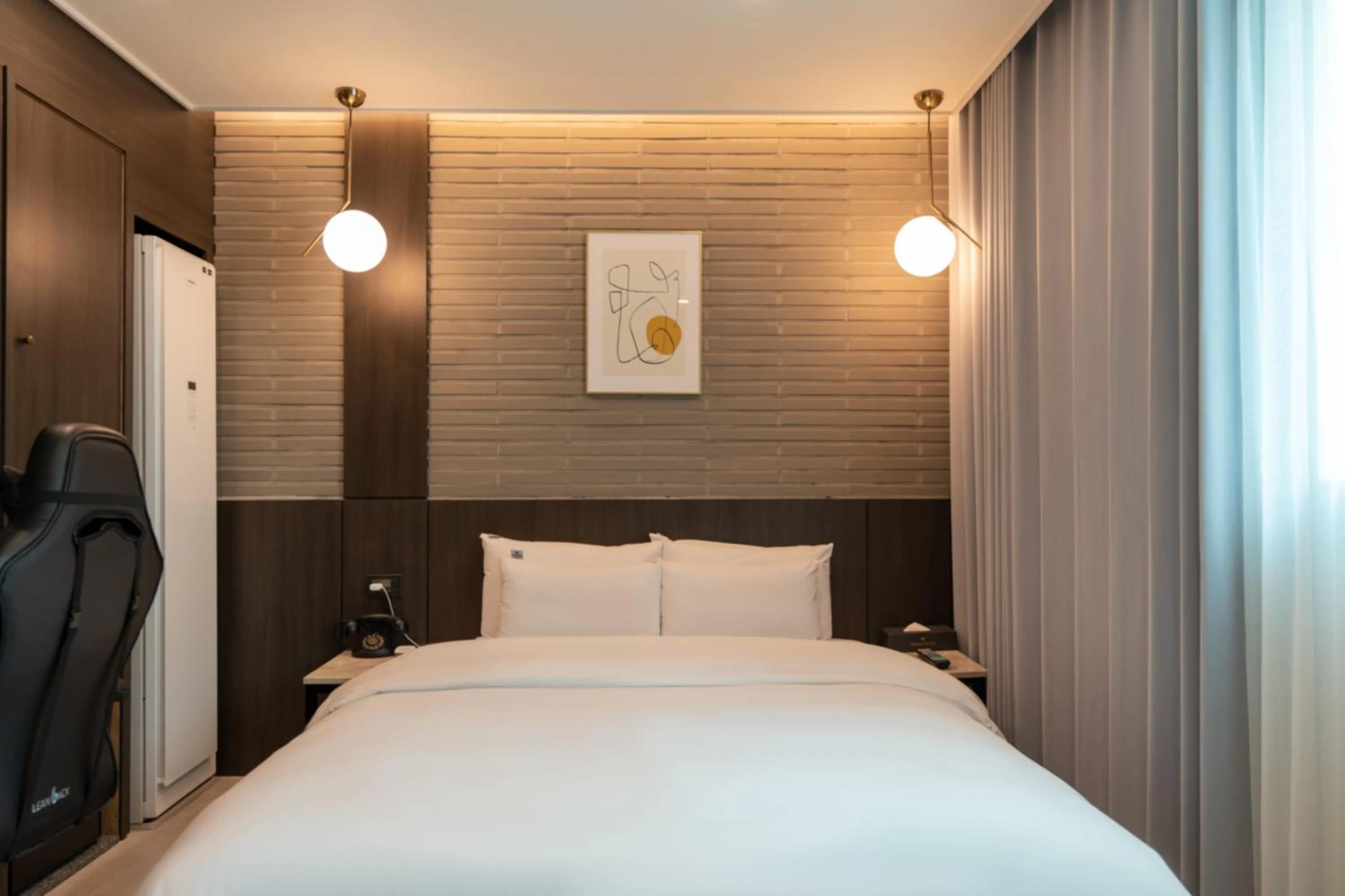 Bed in Jecheon Hound Hotel