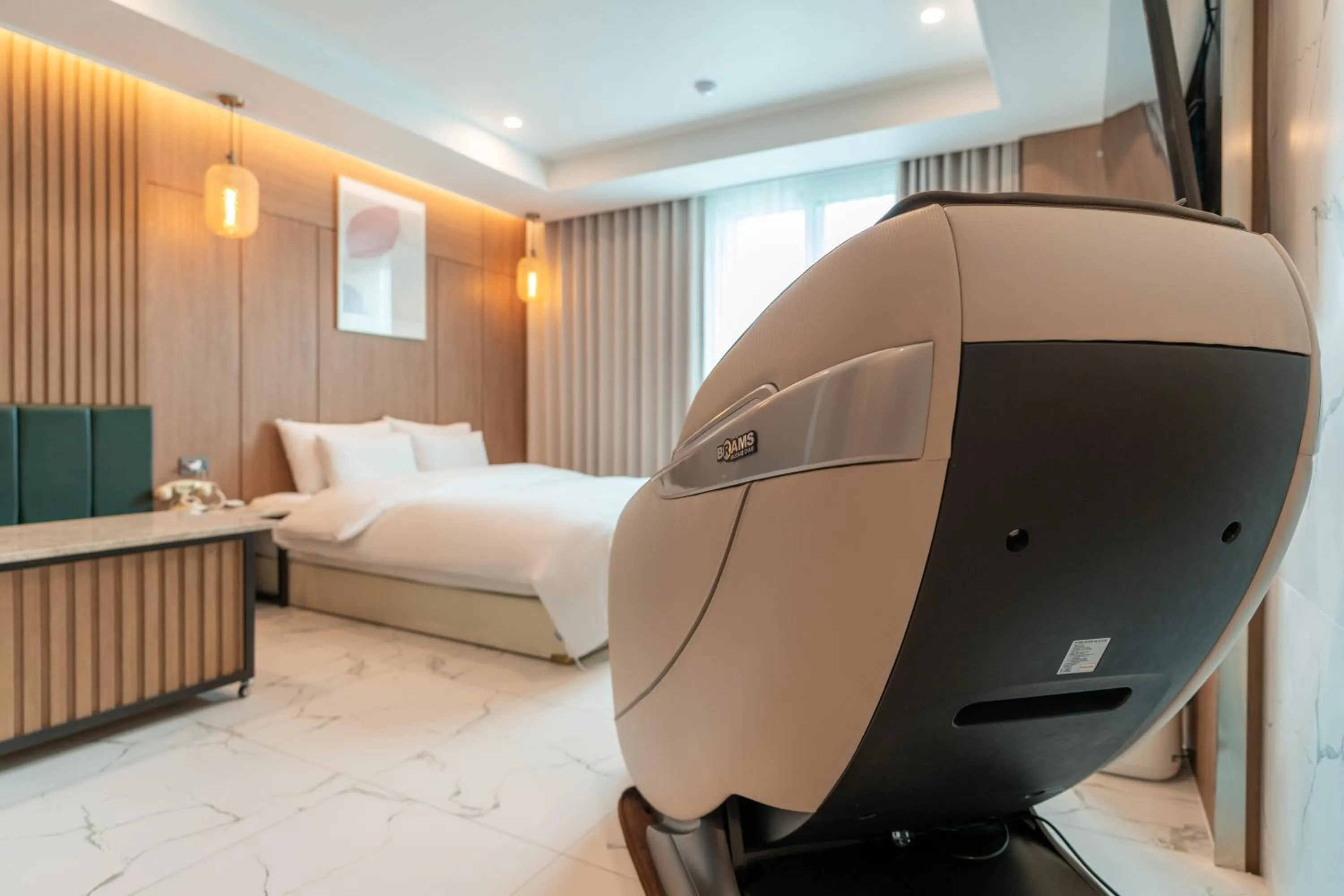 Bed in Jecheon Hound Hotel