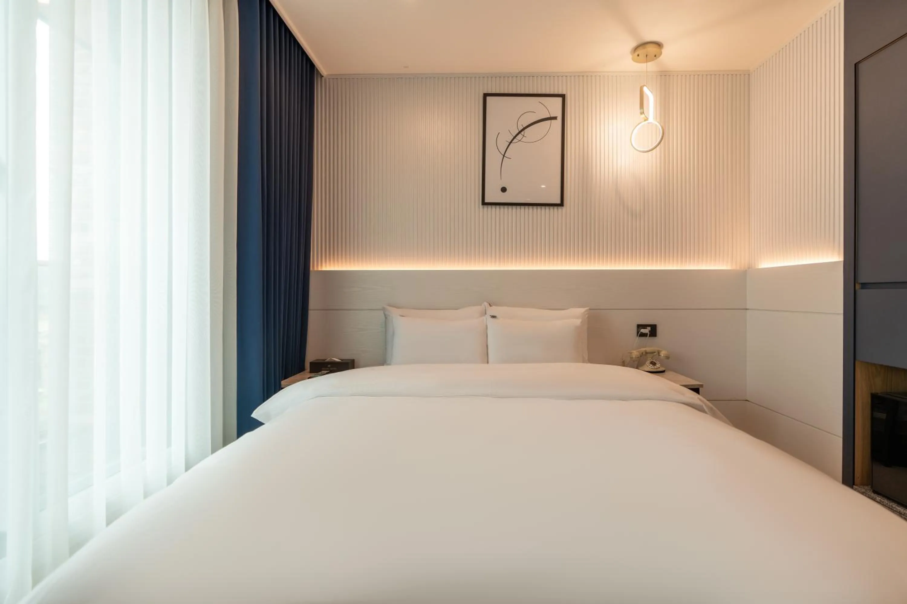 Bed in Jecheon Hound Hotel