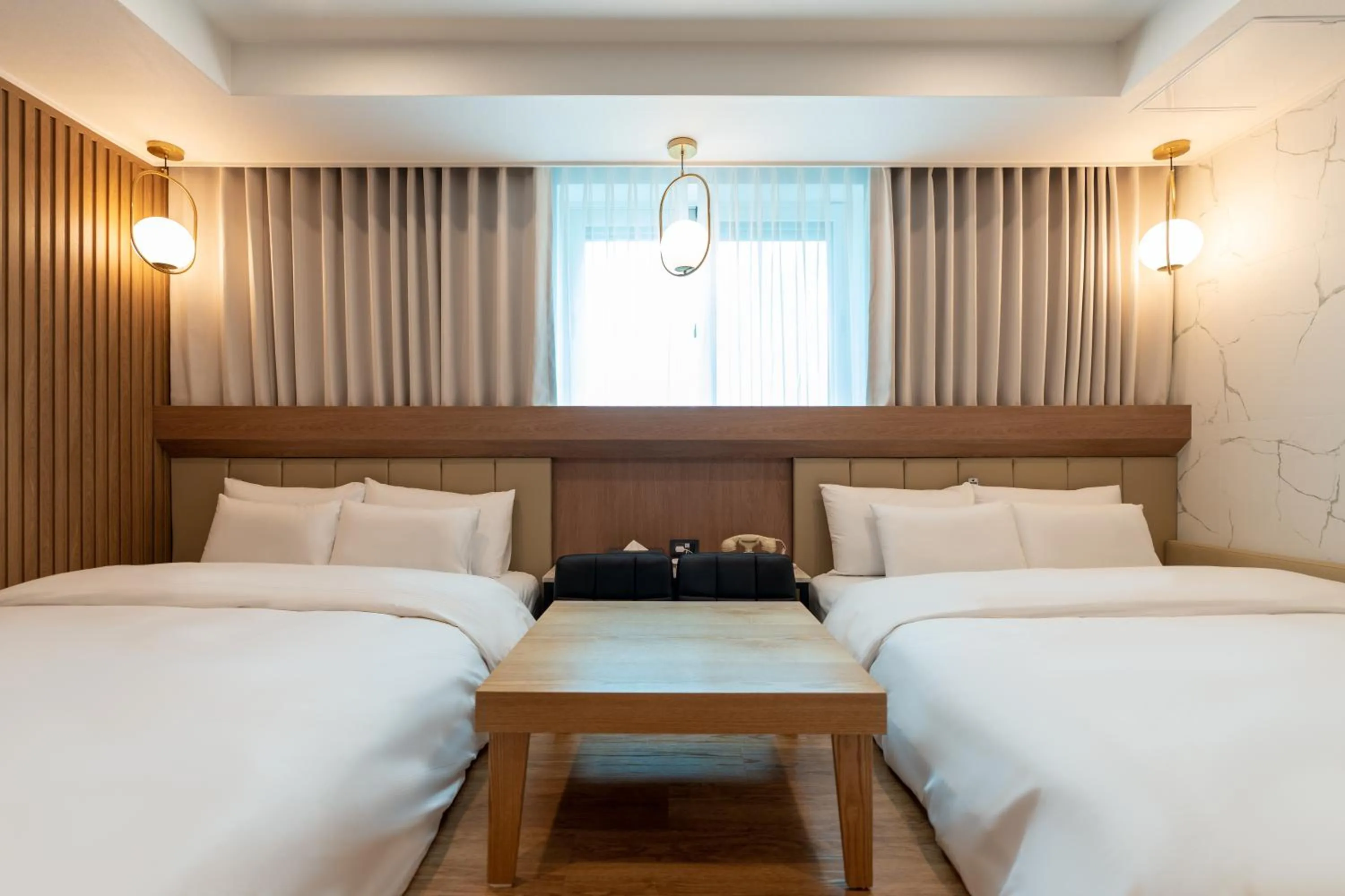Bed in Jecheon Hound Hotel