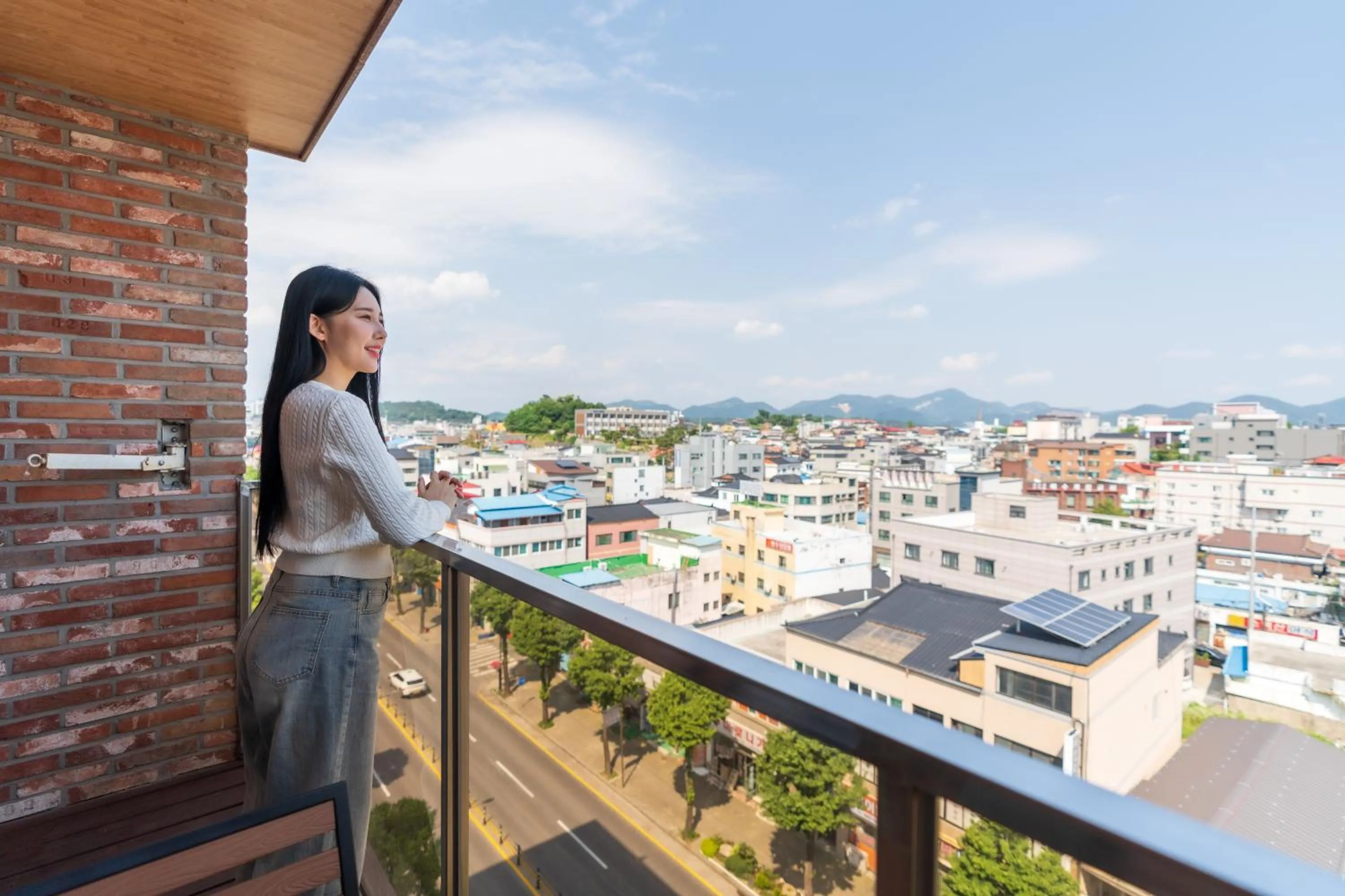 Balcony/Terrace in Jecheon Hound Hotel