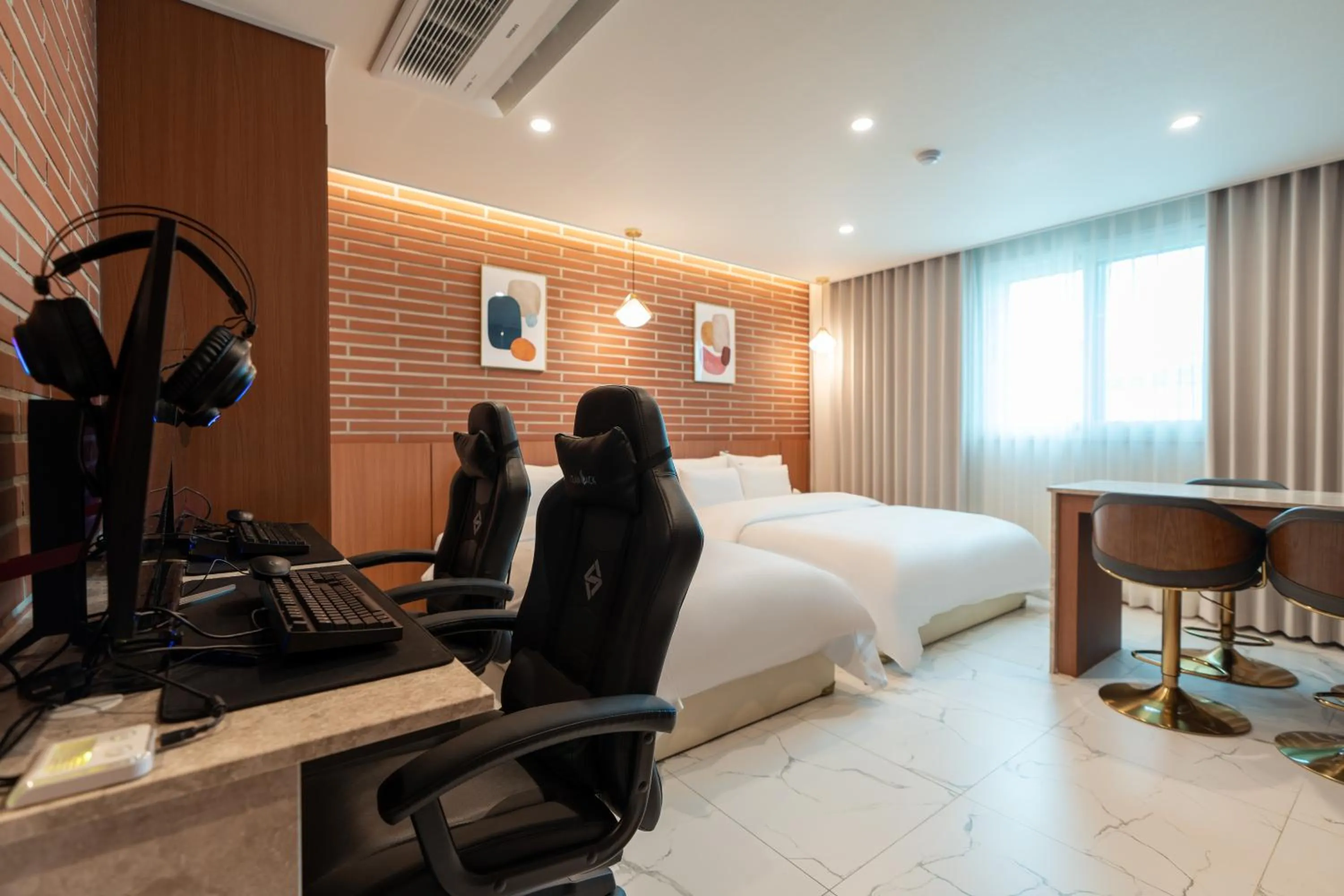 Bed in Jecheon Hound Hotel