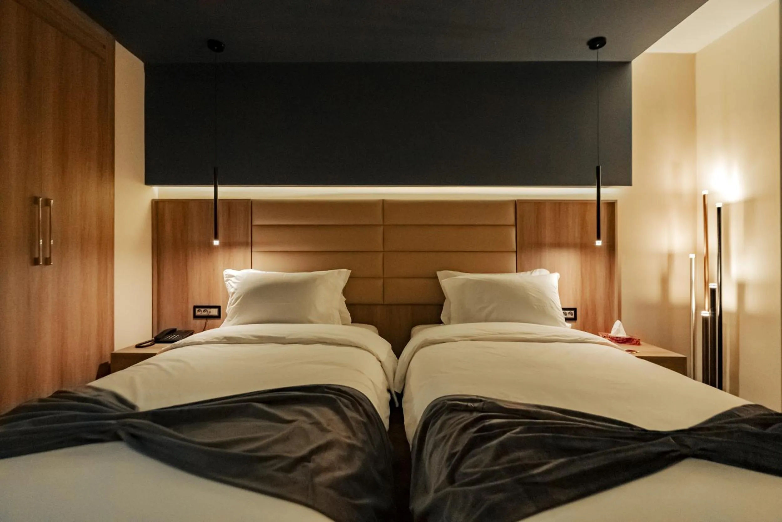 Bed in AD HOTEL HYDRA