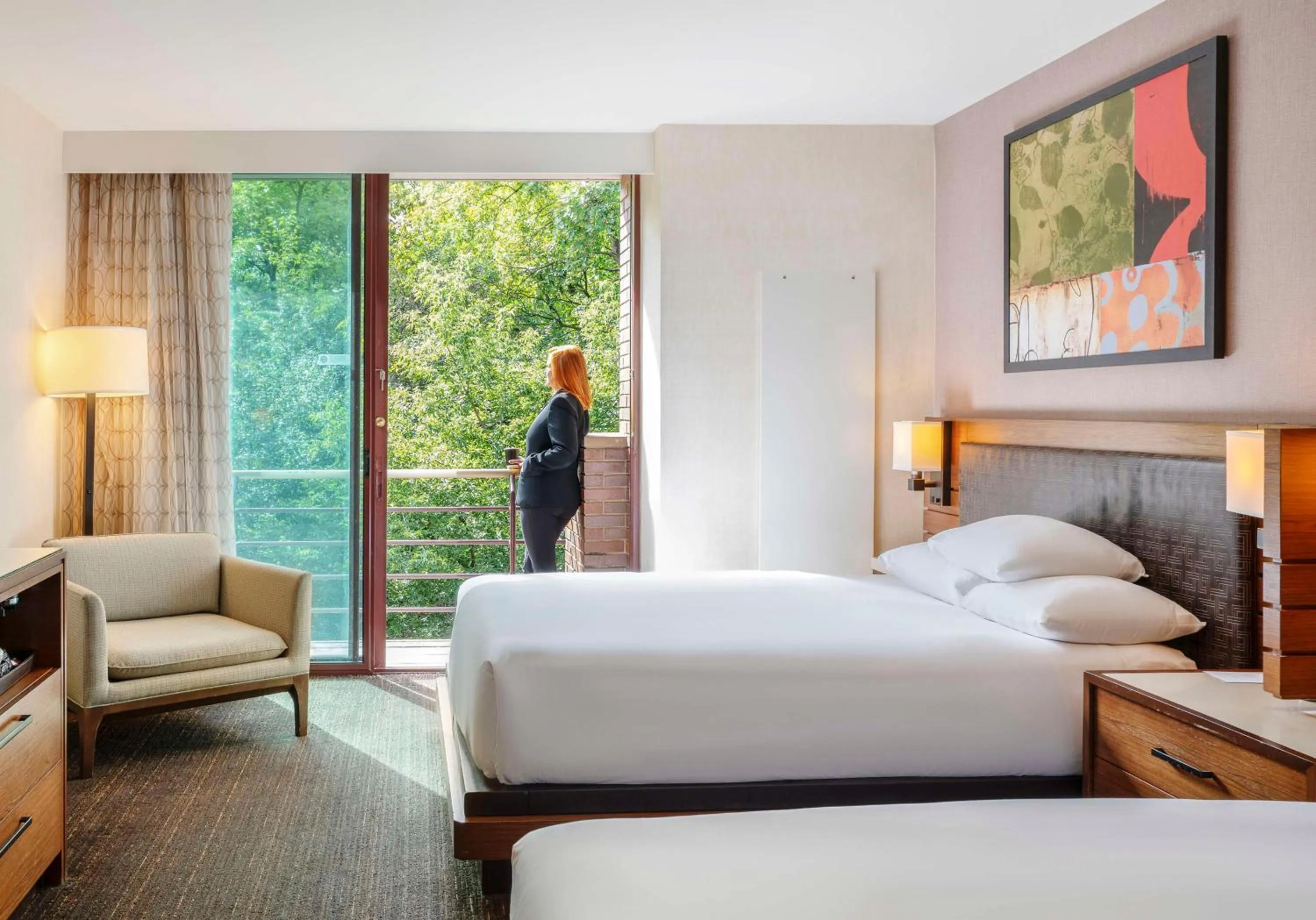 Bedroom, Bed in Hyatt Lodge Oak Brook Chicago