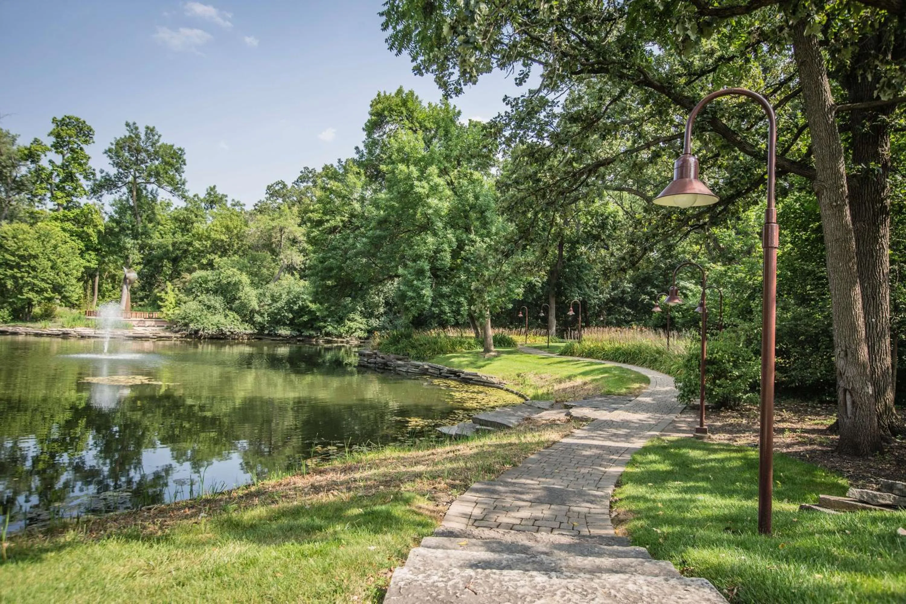 Natural landscape in Hyatt Lodge Oak Brook Chicago