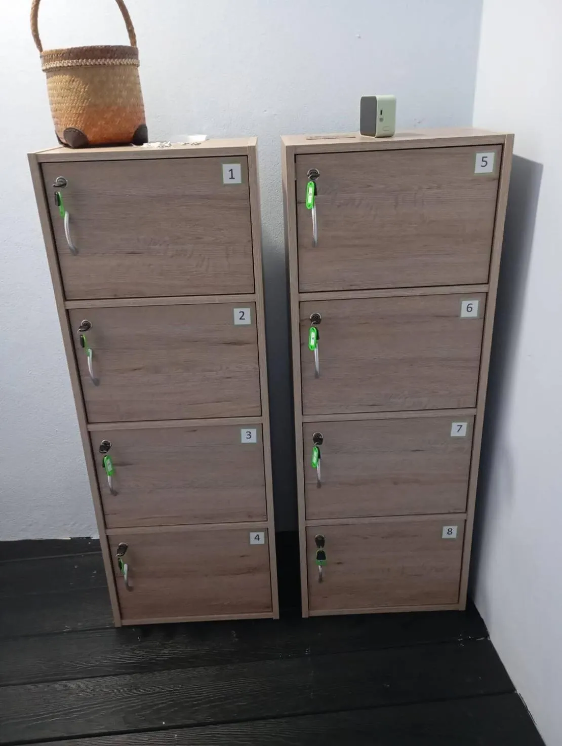 locker in SK Hometel Samui Airport