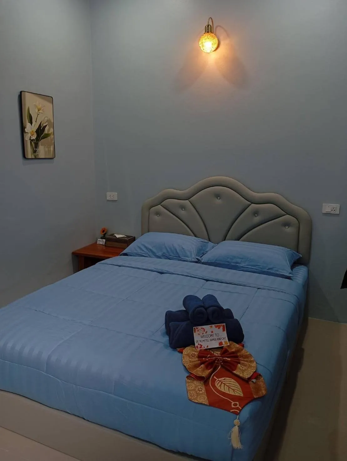 Bed in SK Hometel Samui Airport