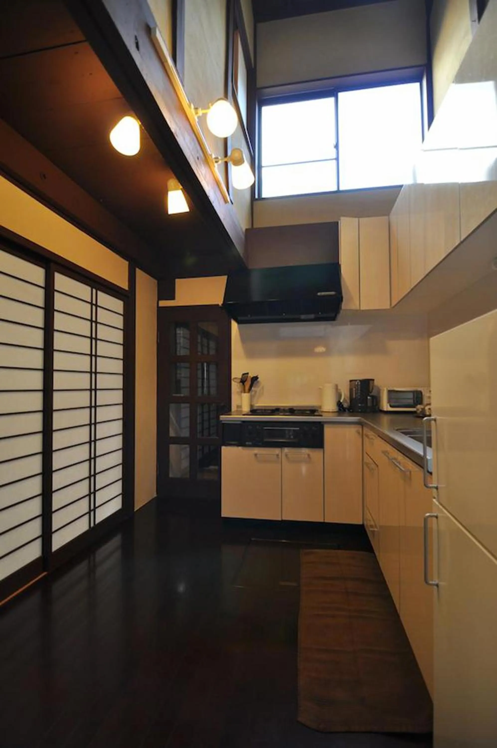 Kitchen or kitchenette in Maeniiya Machiya Inn