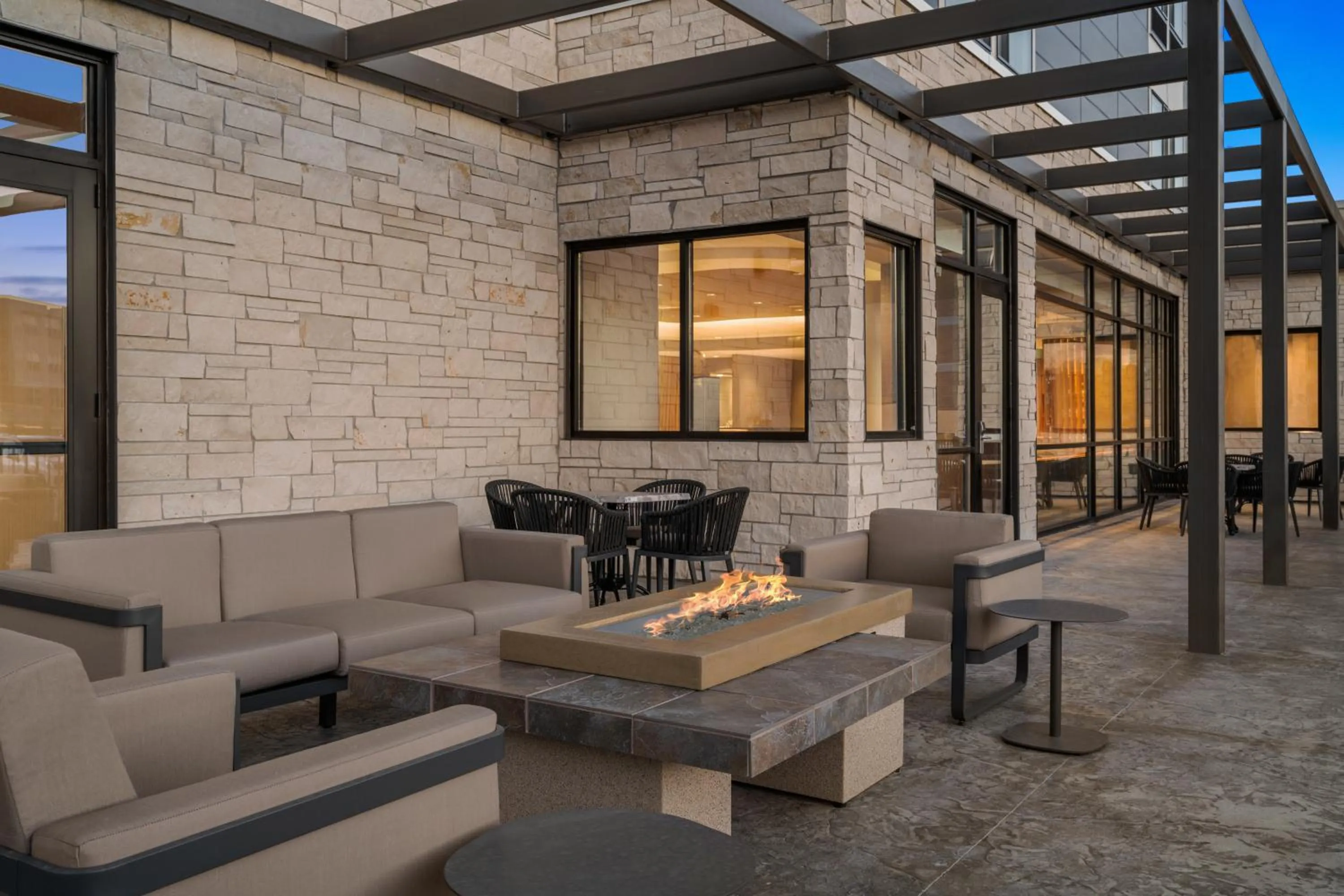 Patio in SpringHill Suites by Marriott Menomonee Falls