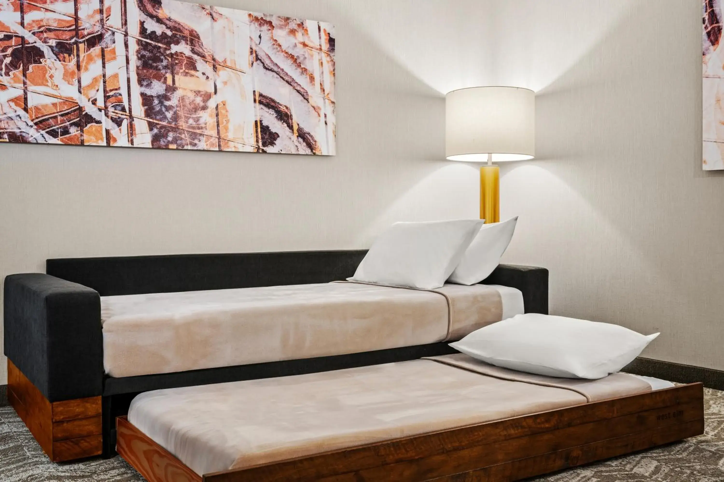 Suite with Two Queen Beds and Trundle Bed in SpringHill Suites by Marriott Menomonee Falls Suite with Two Queen Beds and Trundle Bed in SpringHill Suites by Marriott Menomonee Falls