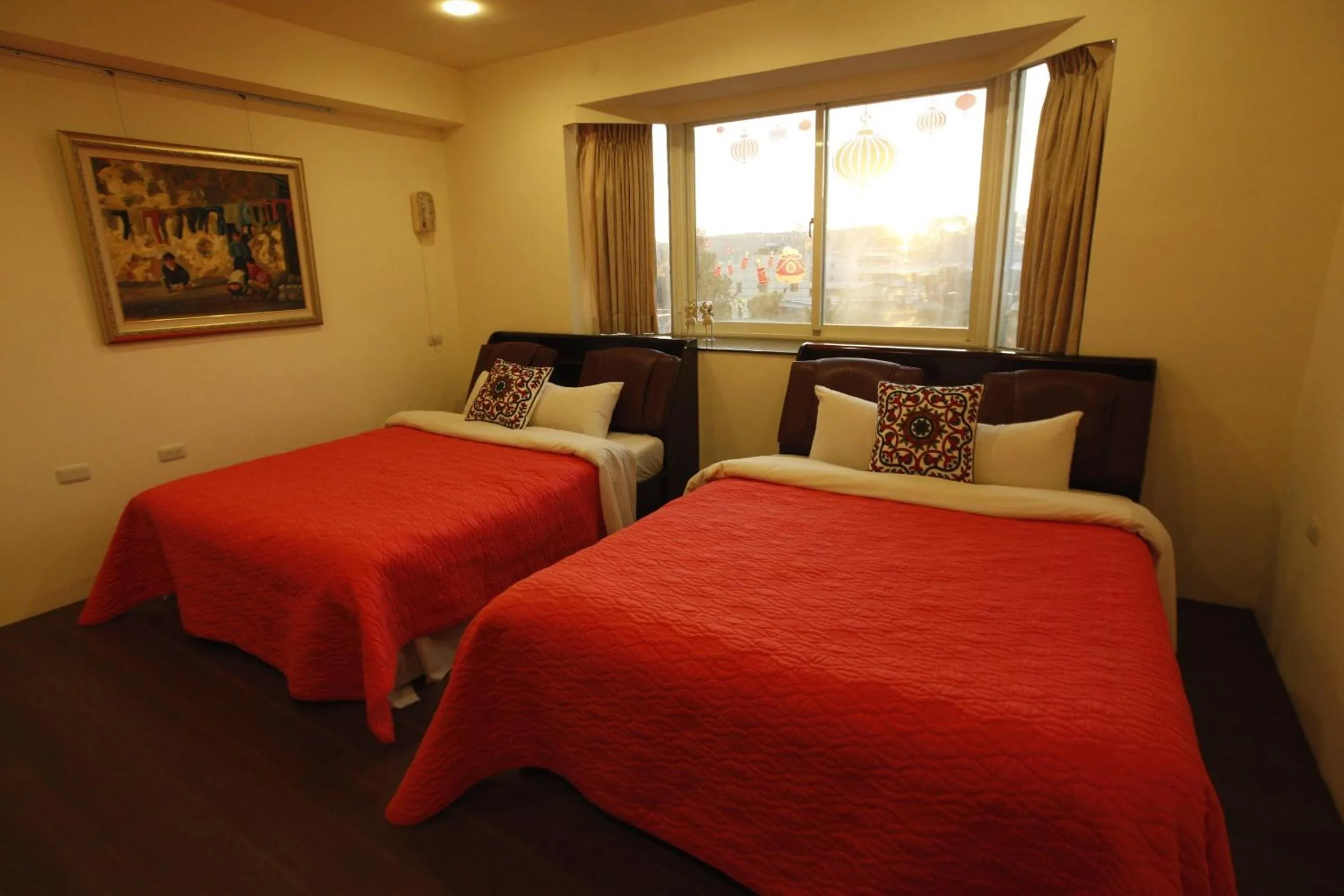 Bed in Taichung Xinshe Garden Life Homestay B&B