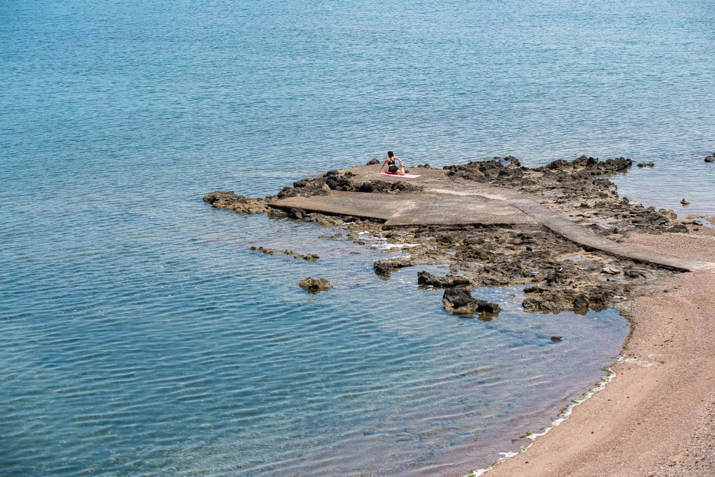 People in Blue Marine Village