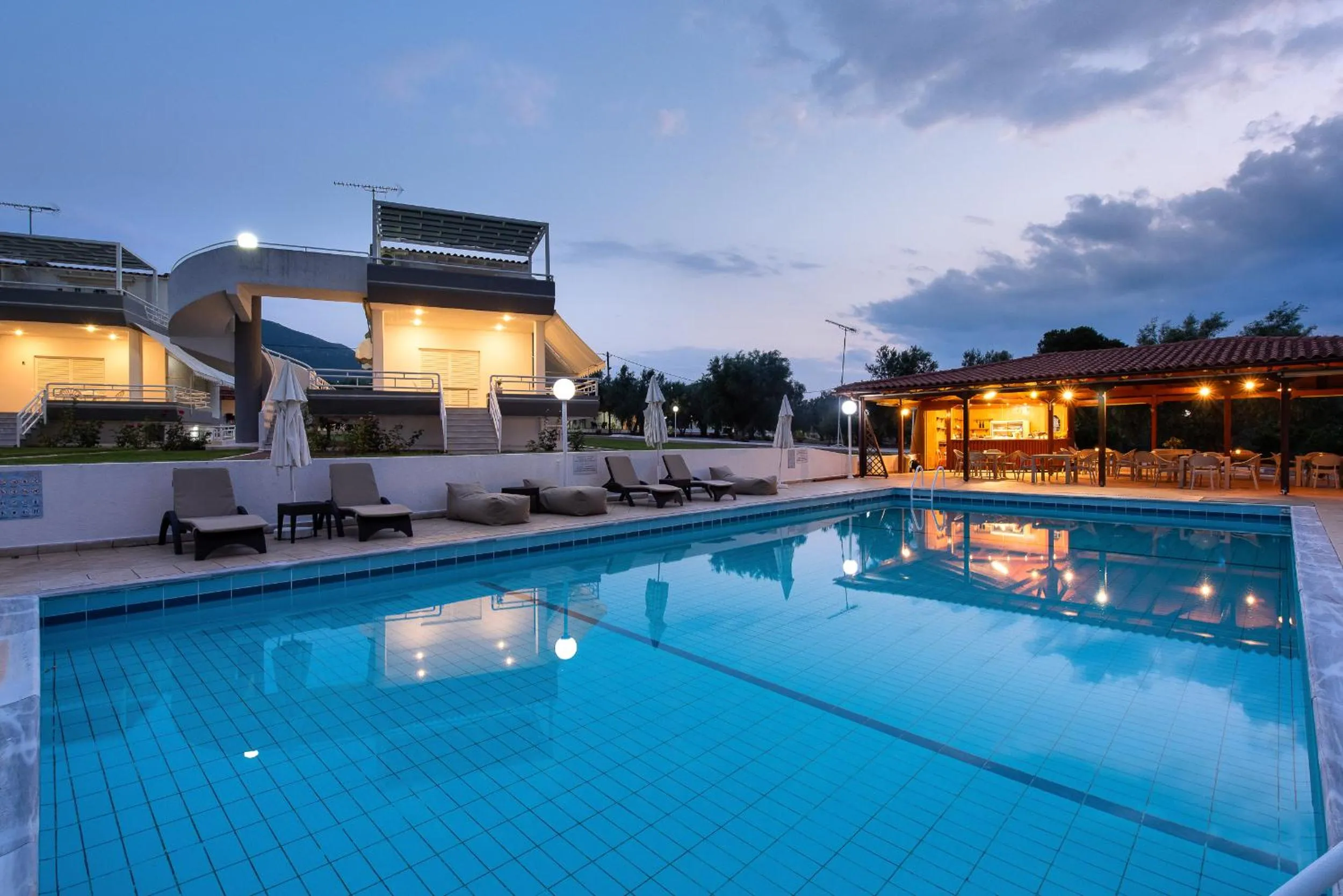Swimming pool in Blue Marine Village