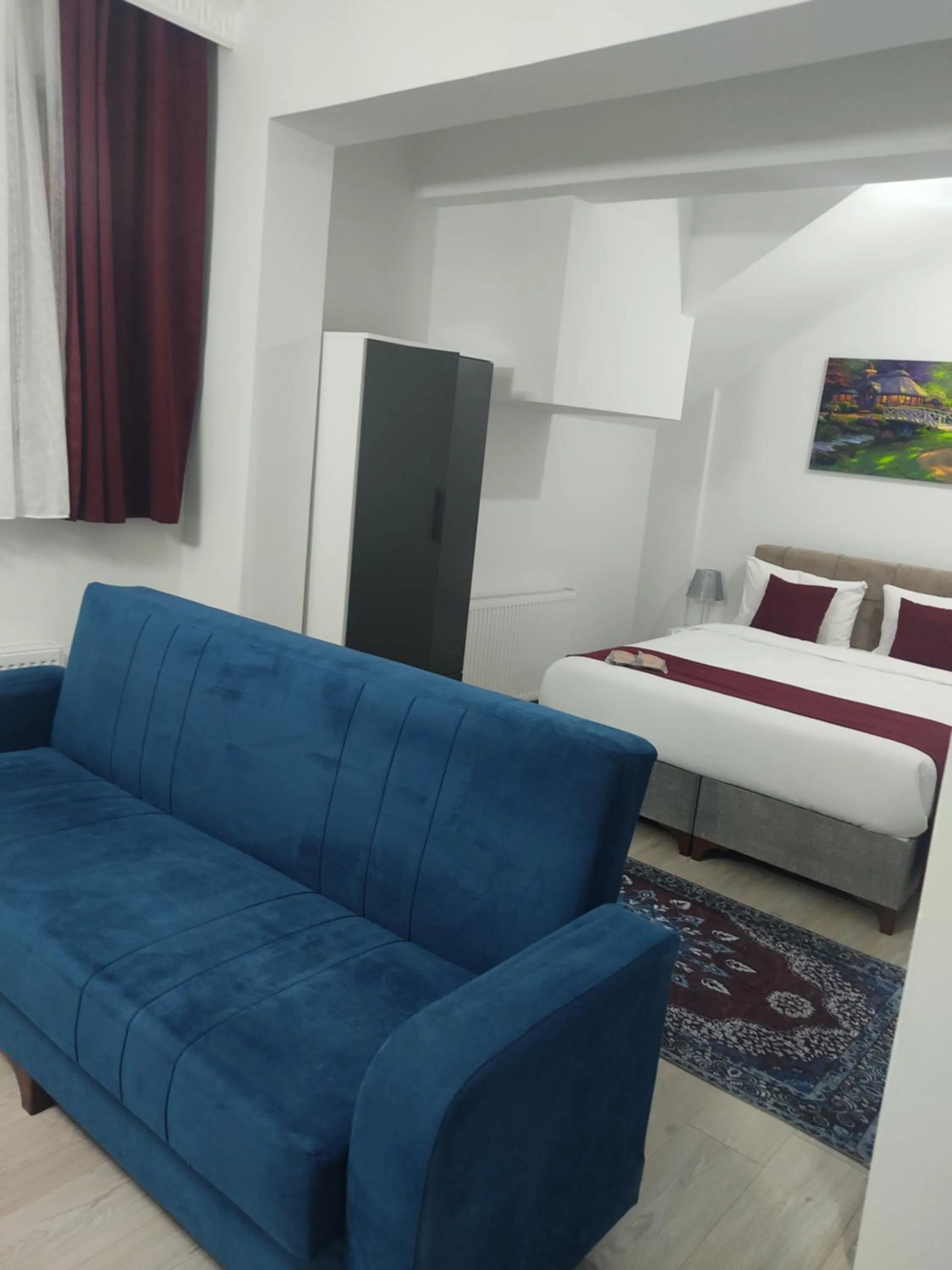 Bed in istanbul airport family suites hotel