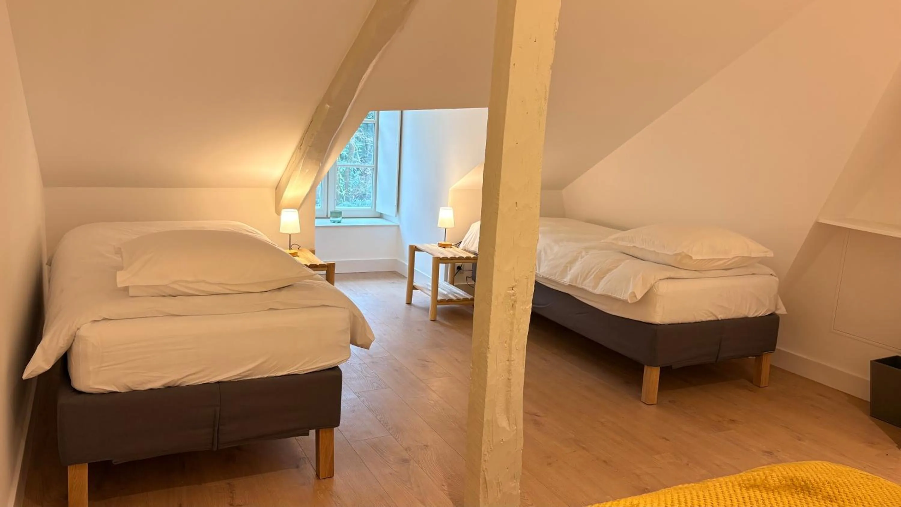 Bed in Château du Rondon