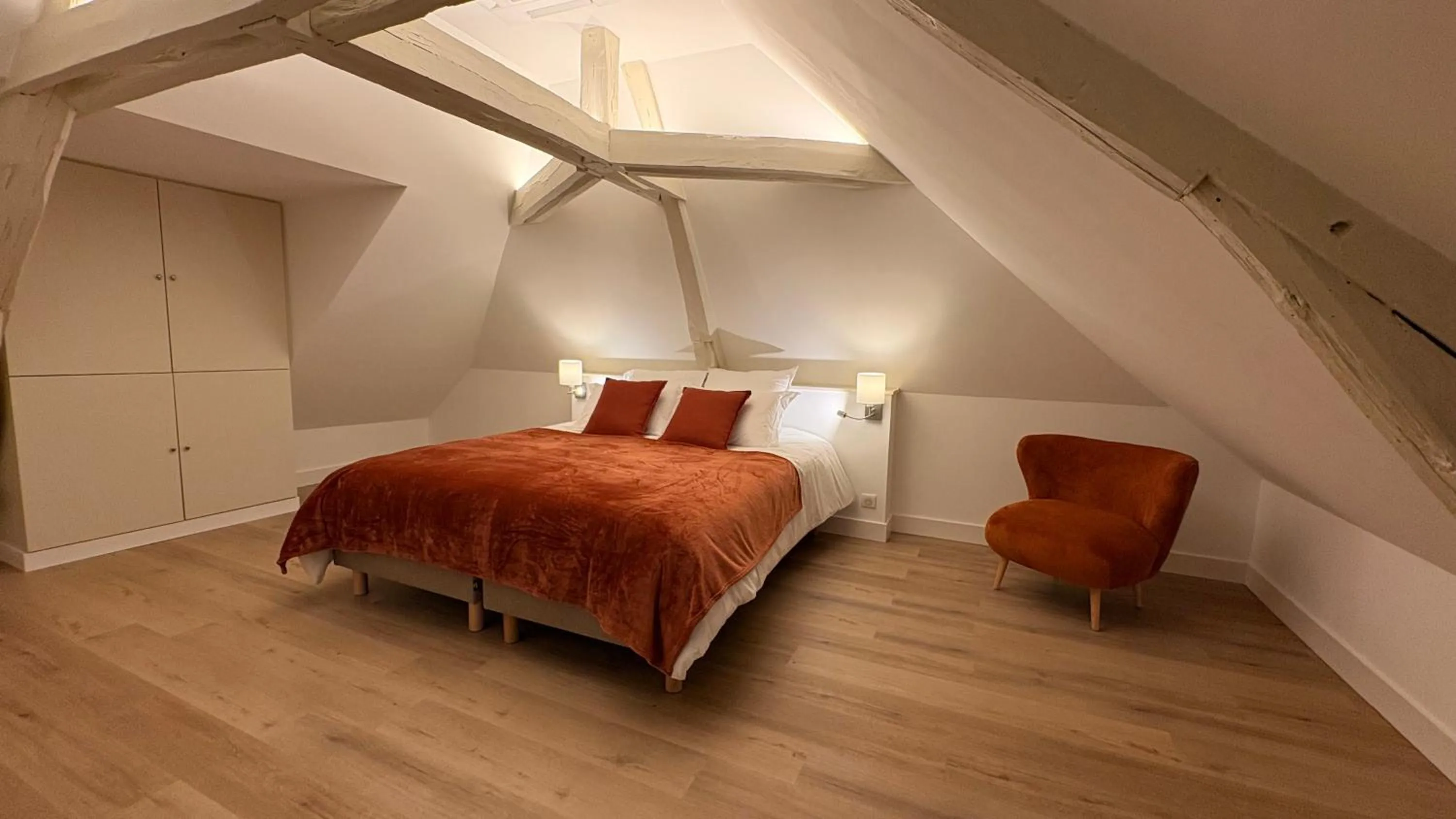 Bed in Château du Rondon