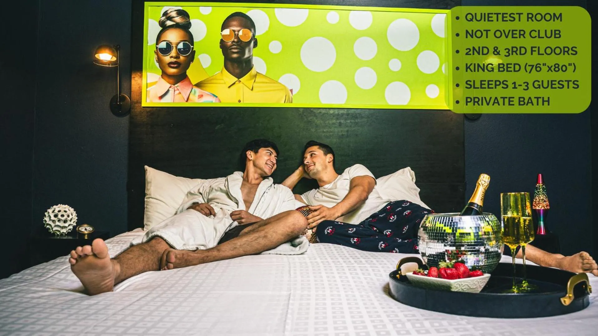 Bed in Mari Jean Hotel - All Adults Welcome