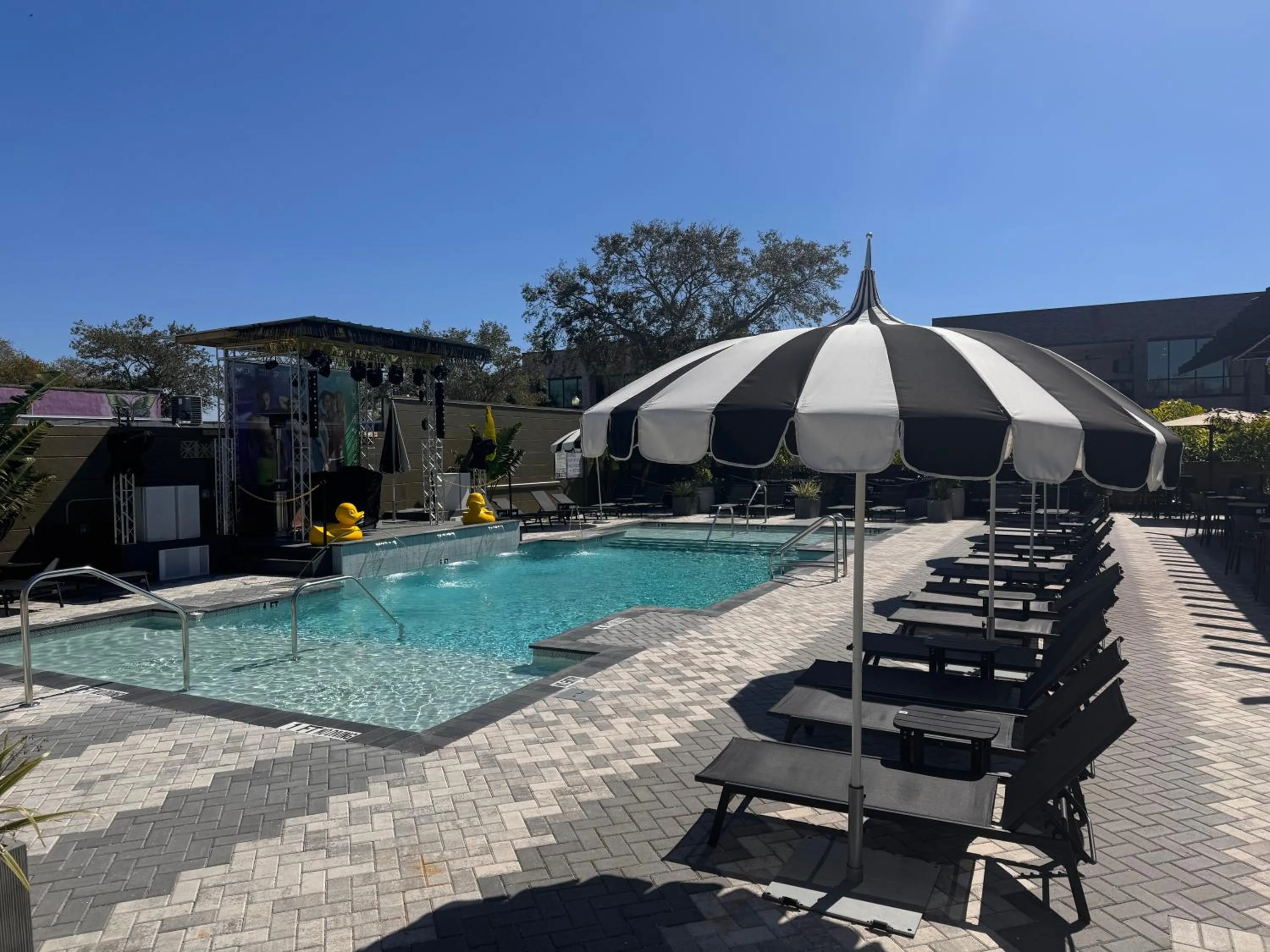 Swimming pool in Mari Jean Hotel - All Adults Welcome