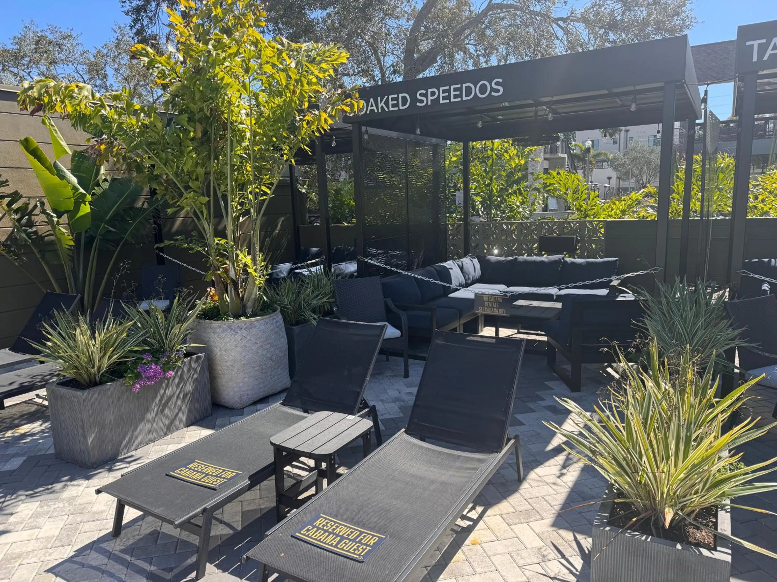 Swimming pool in Mari Jean Hotel - All Adults Welcome