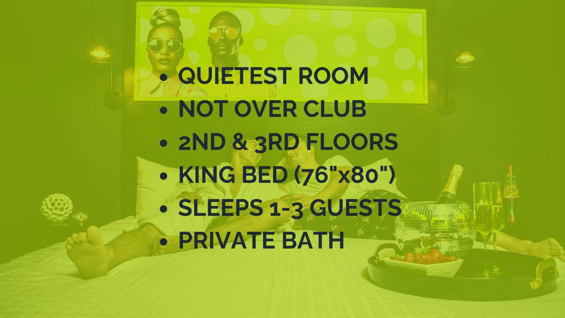 Bed in Mari Jean Hotel - All Adults Welcome