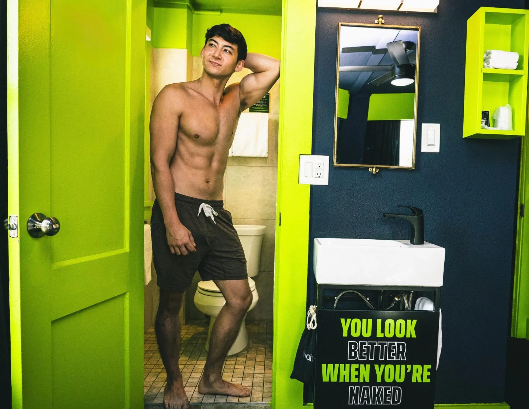 Bathroom in Mari Jean Hotel - All Adults Welcome