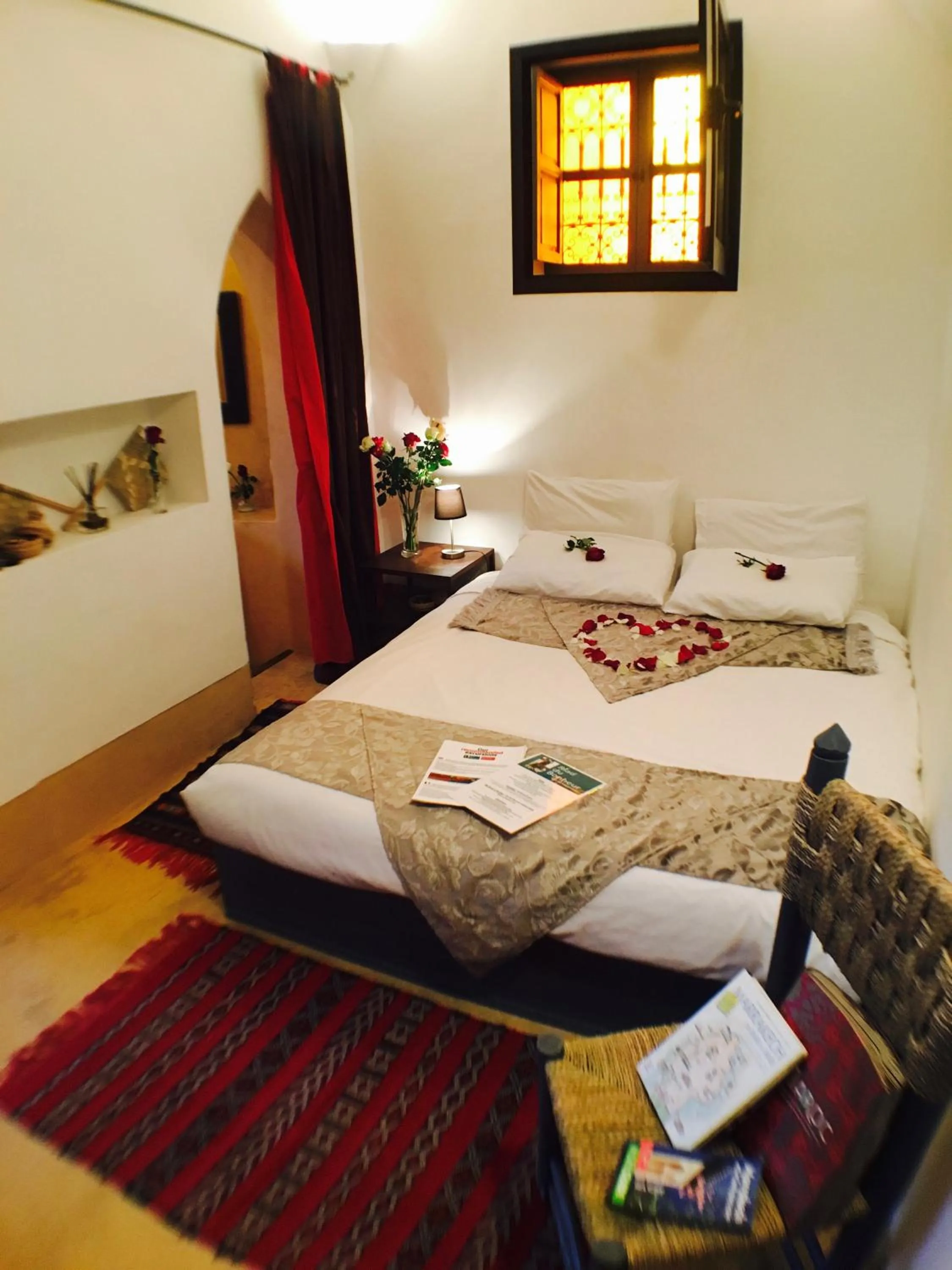 Photo of the whole room, Bed in Riad of The Light