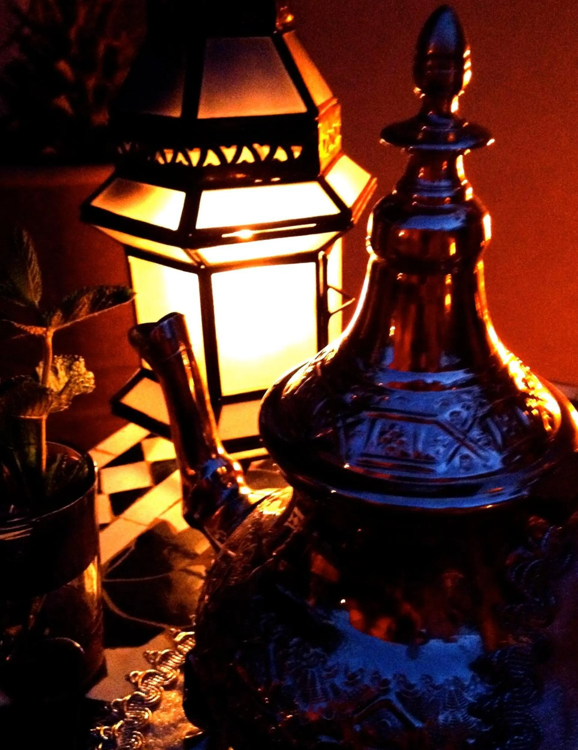 Decorative detail in Riad of The Light