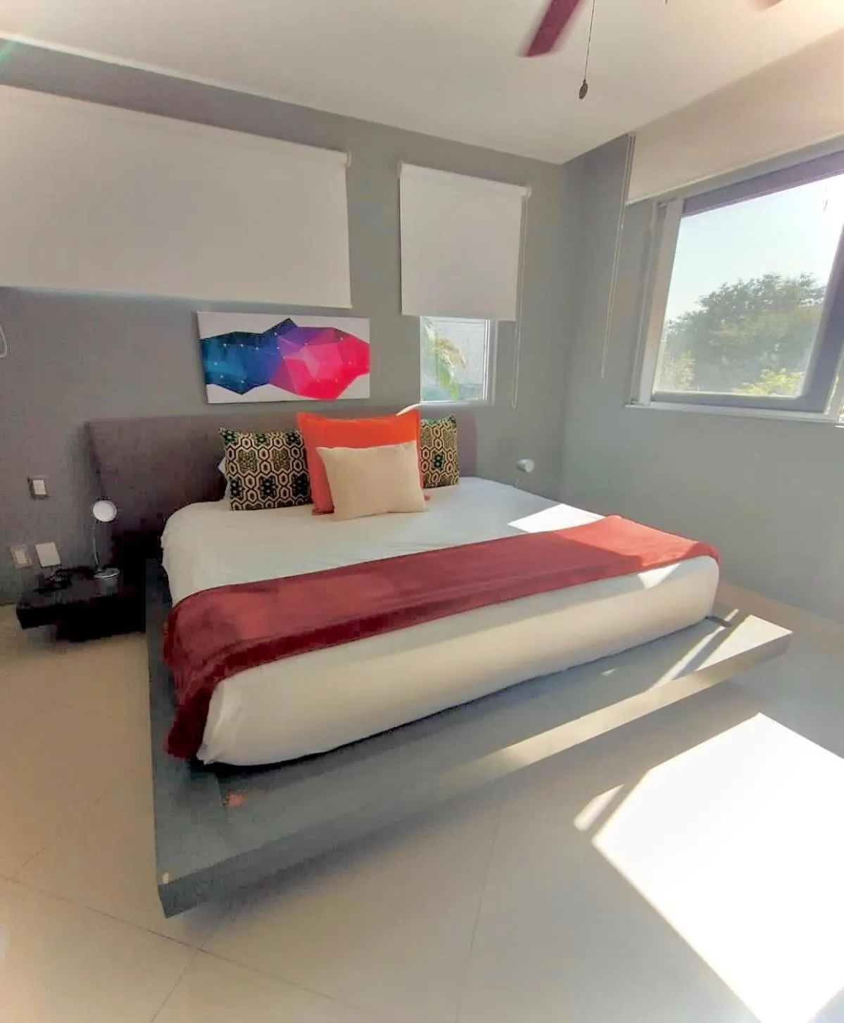 Bed in Playa Centro Rooftop Apartments & Studios