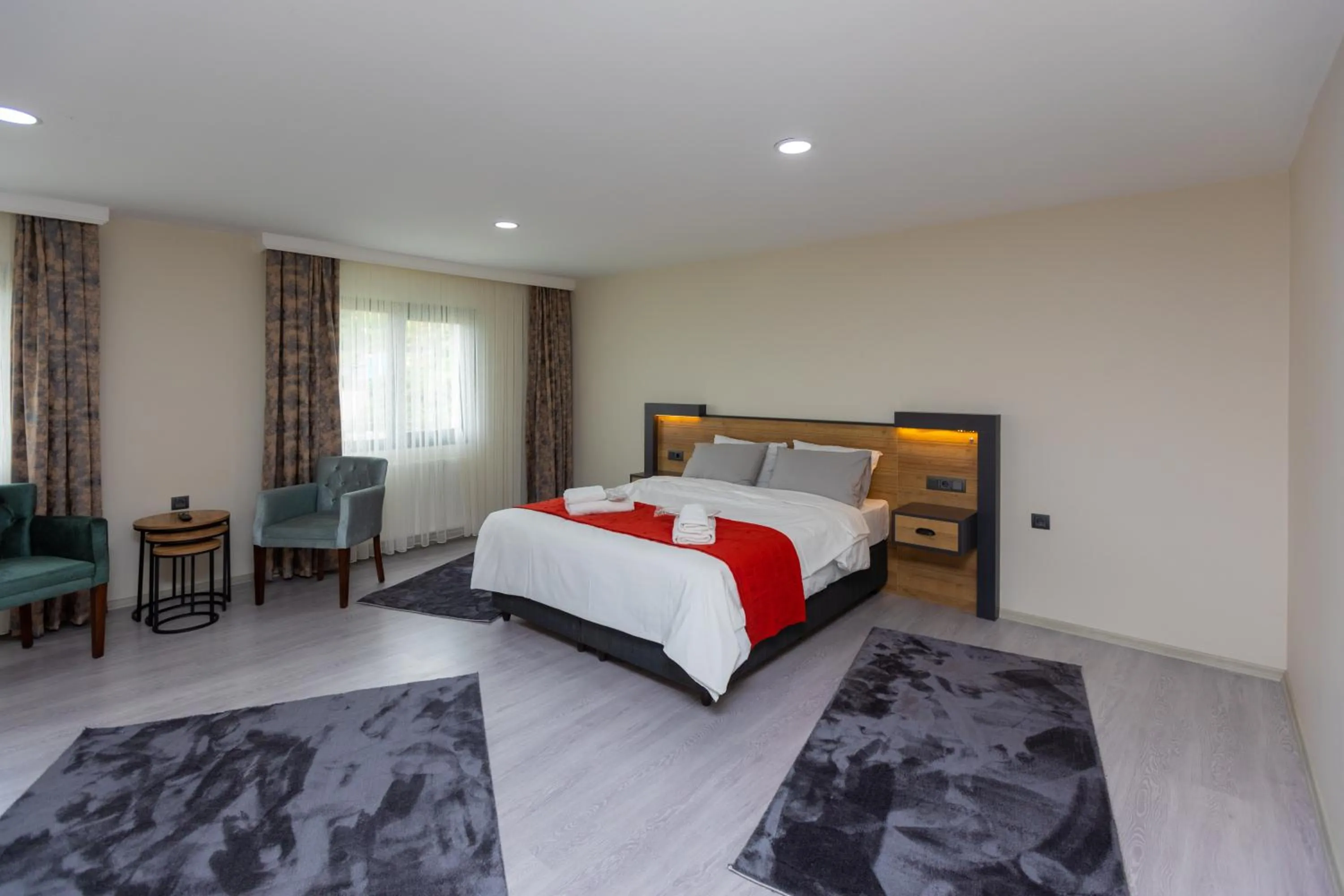 Bed in Moonlight Suite