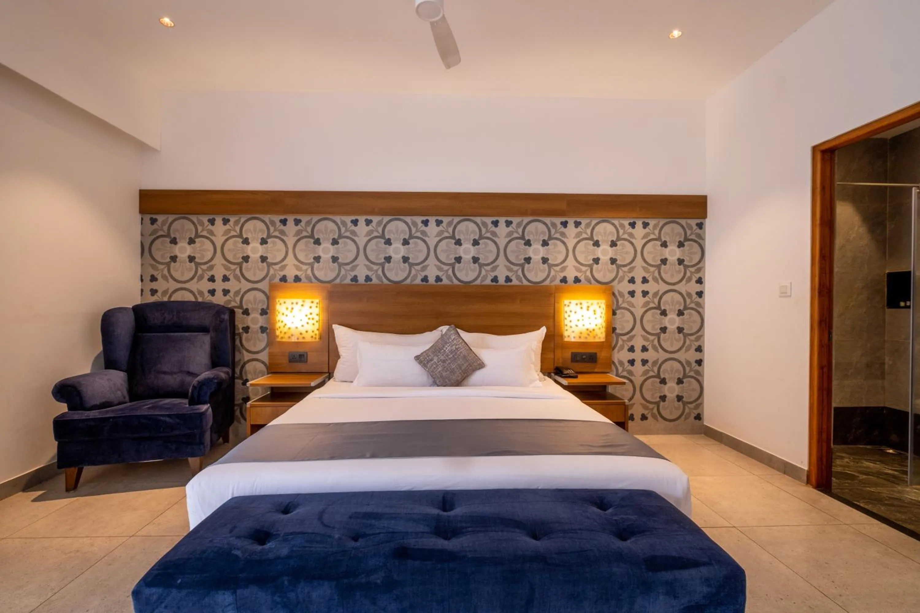 Bed in Chalston Beach Resort