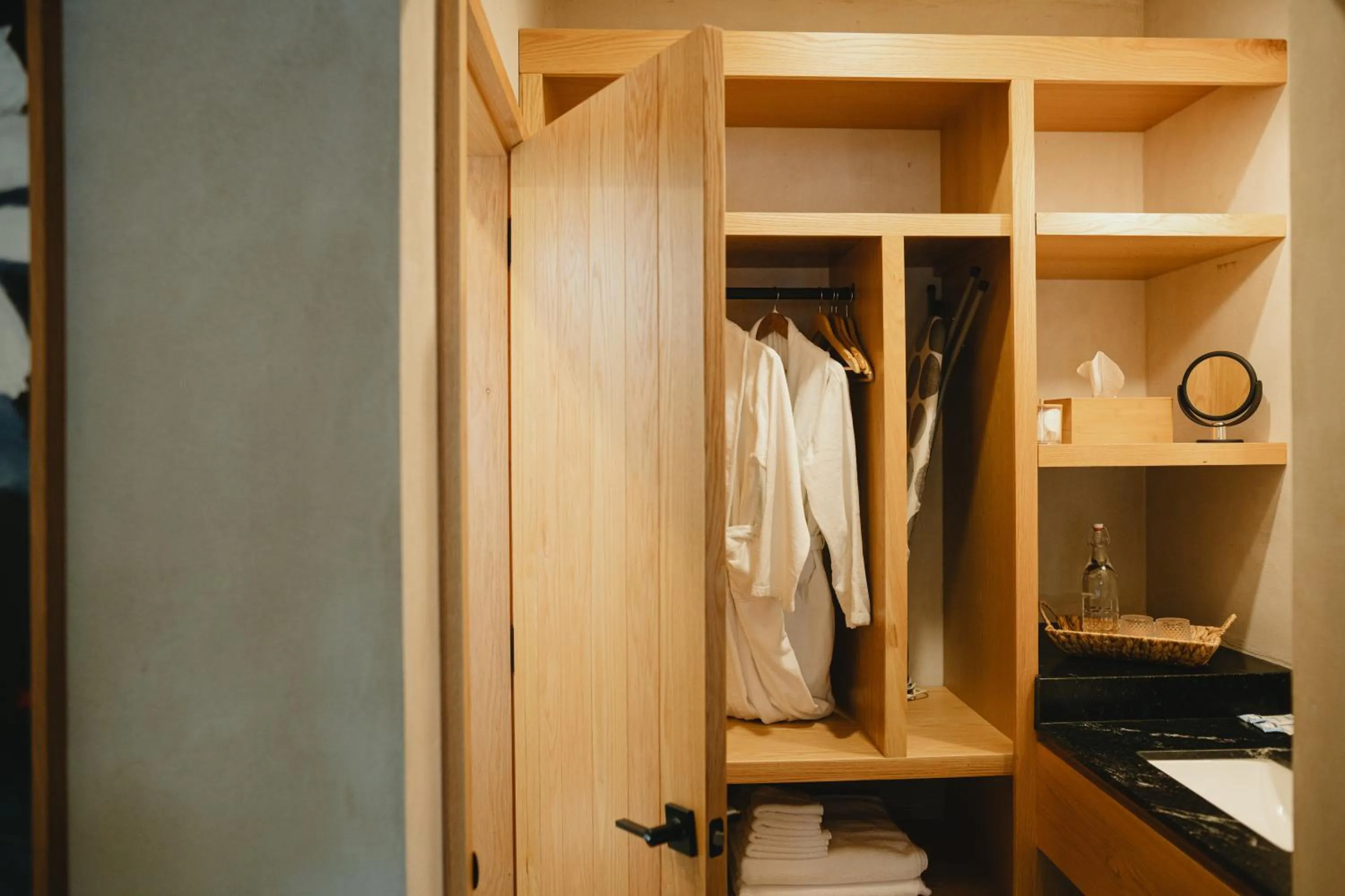 wardrobe in MYA Hotel