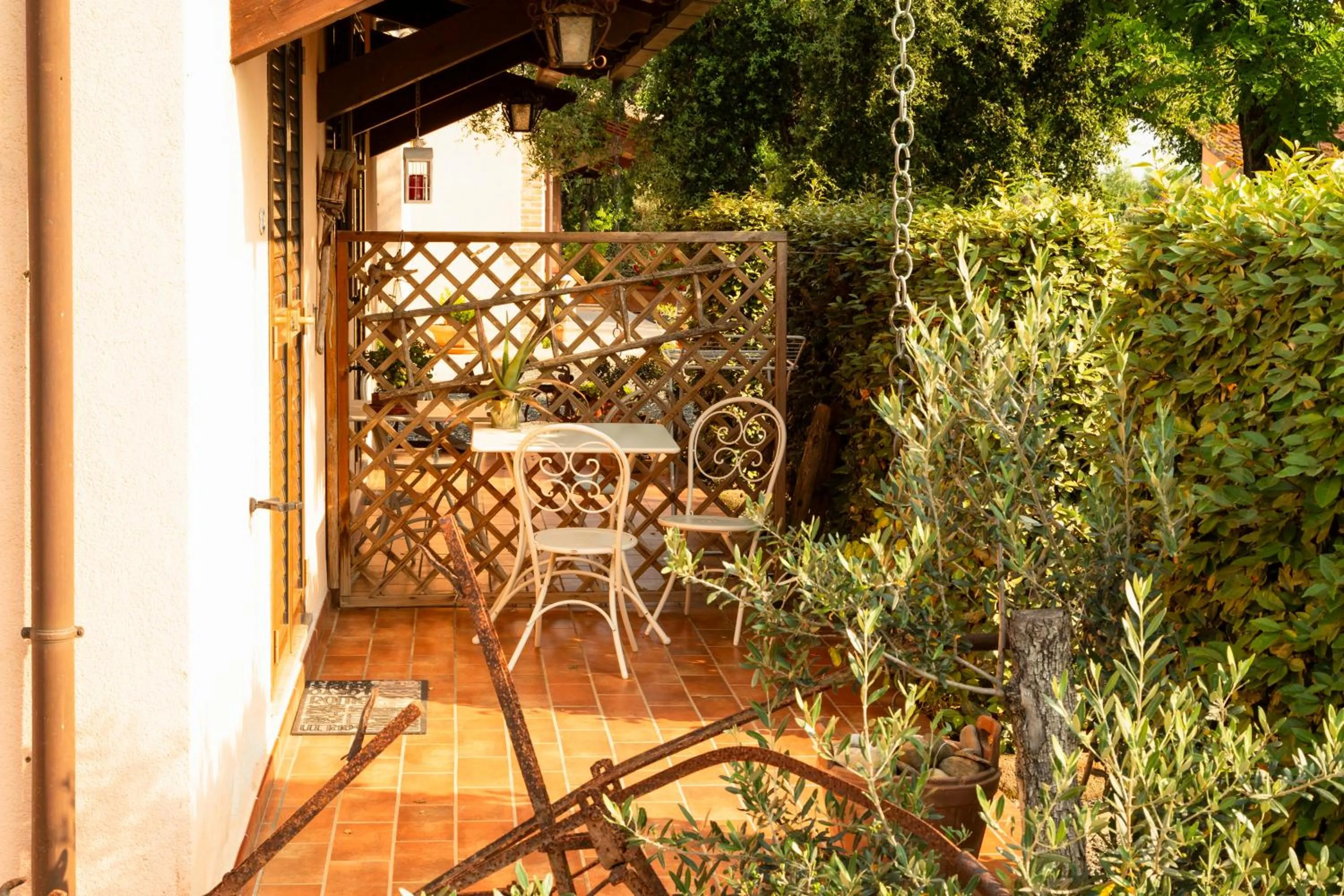 Patio in Agriturismo Al Vermigliano