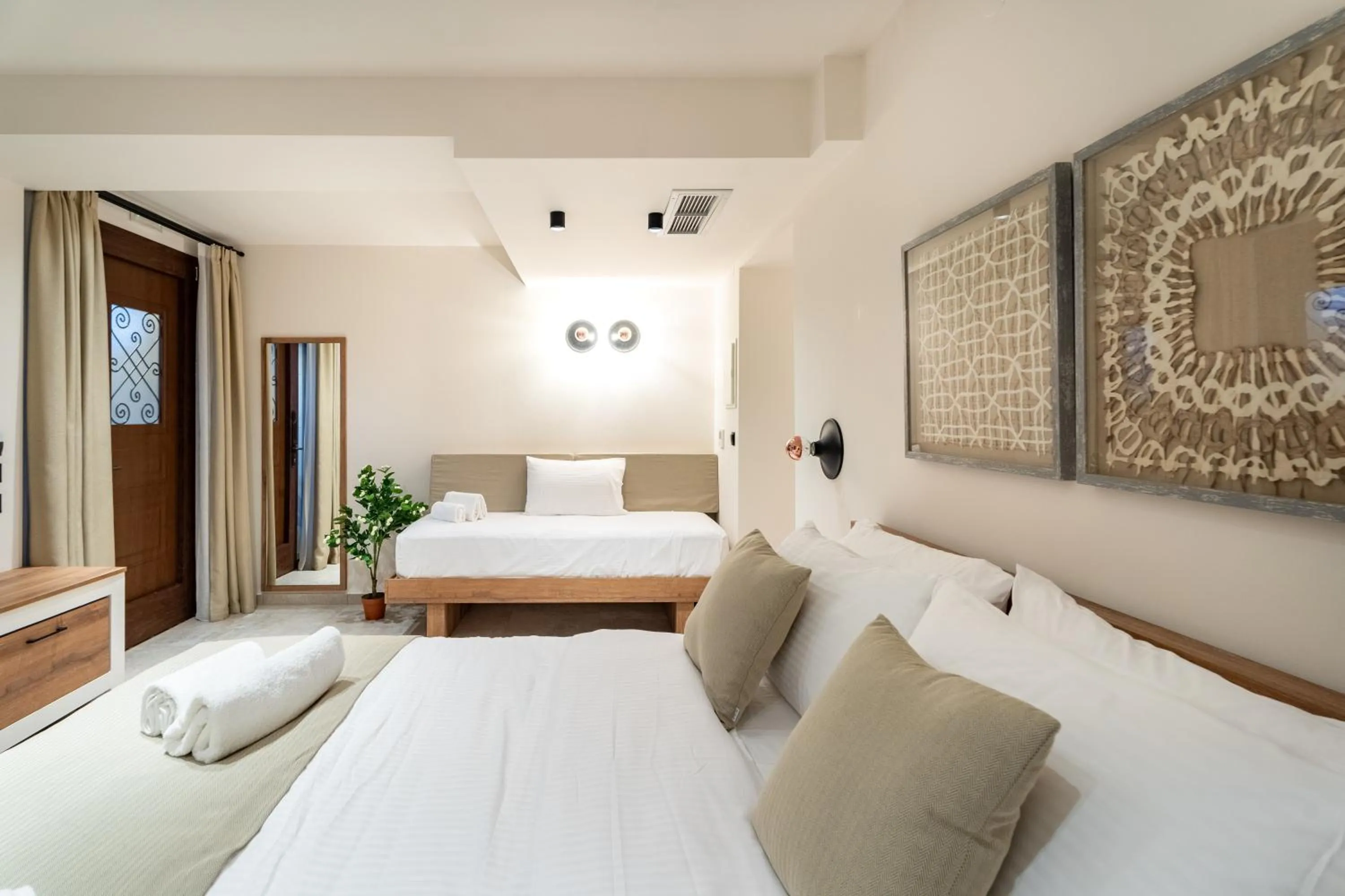 Bed in Mpikas Holidays