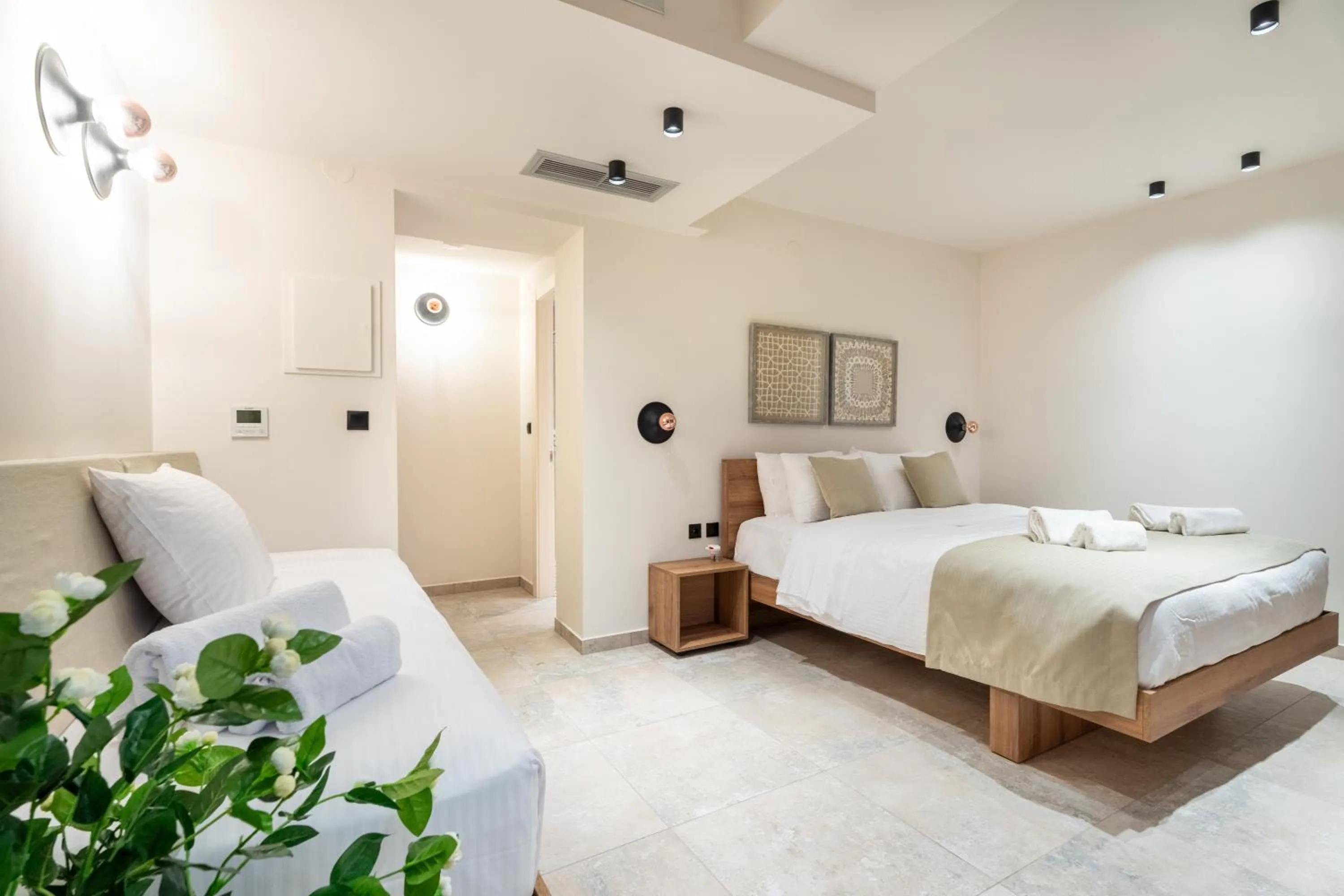 Bed in Mpikas Holidays