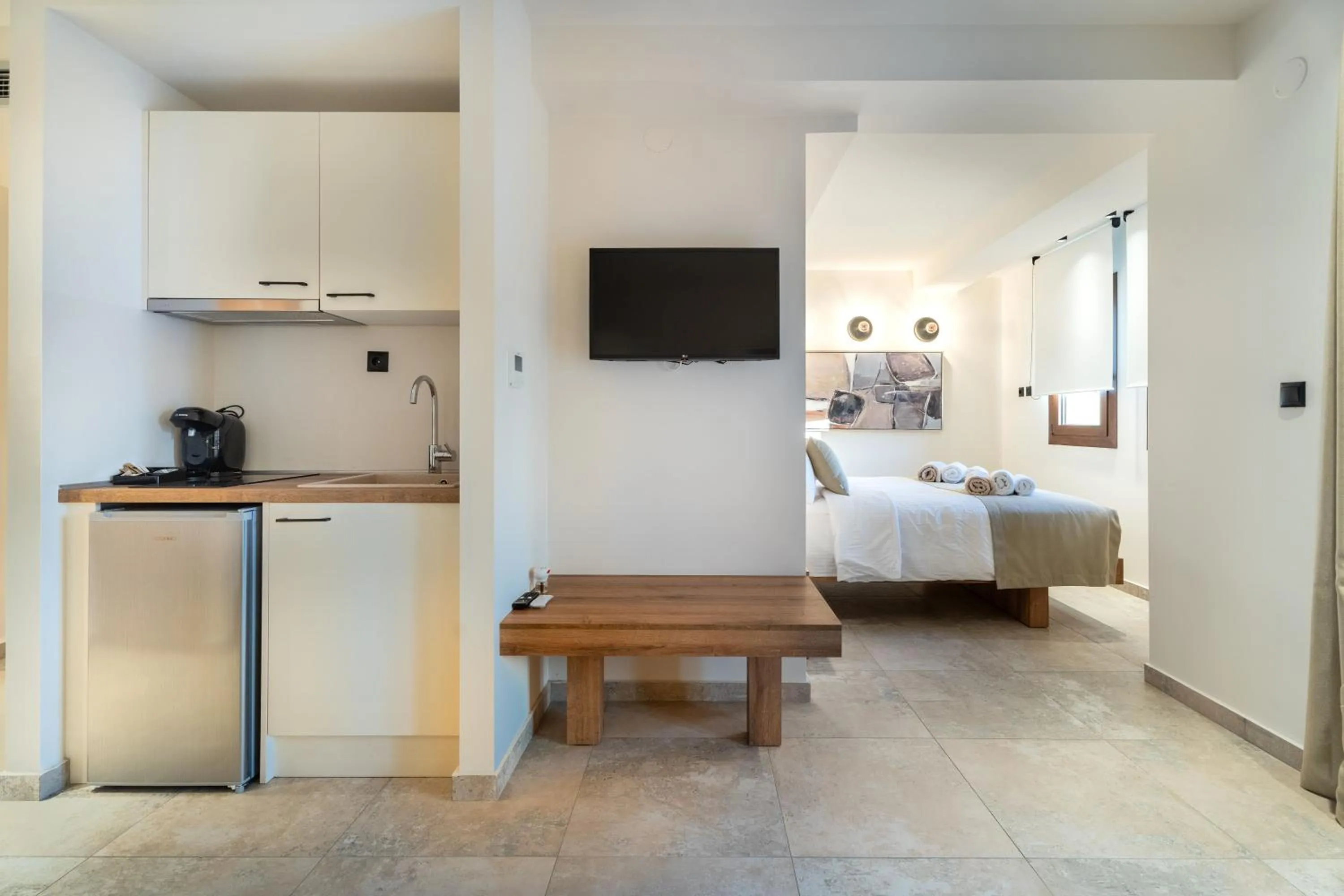 Bed in Mpikas Holidays