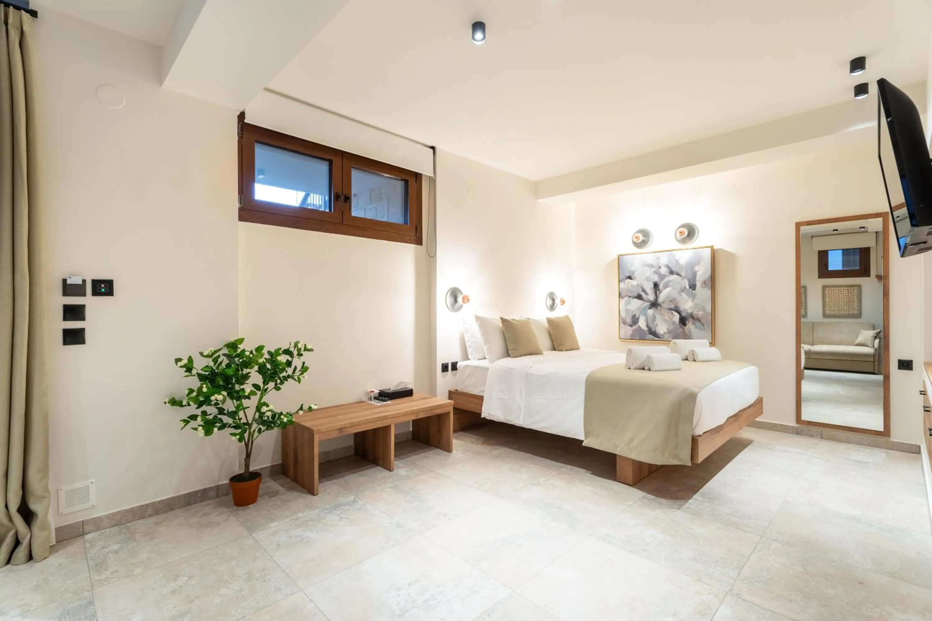 Bed in Mpikas Holidays