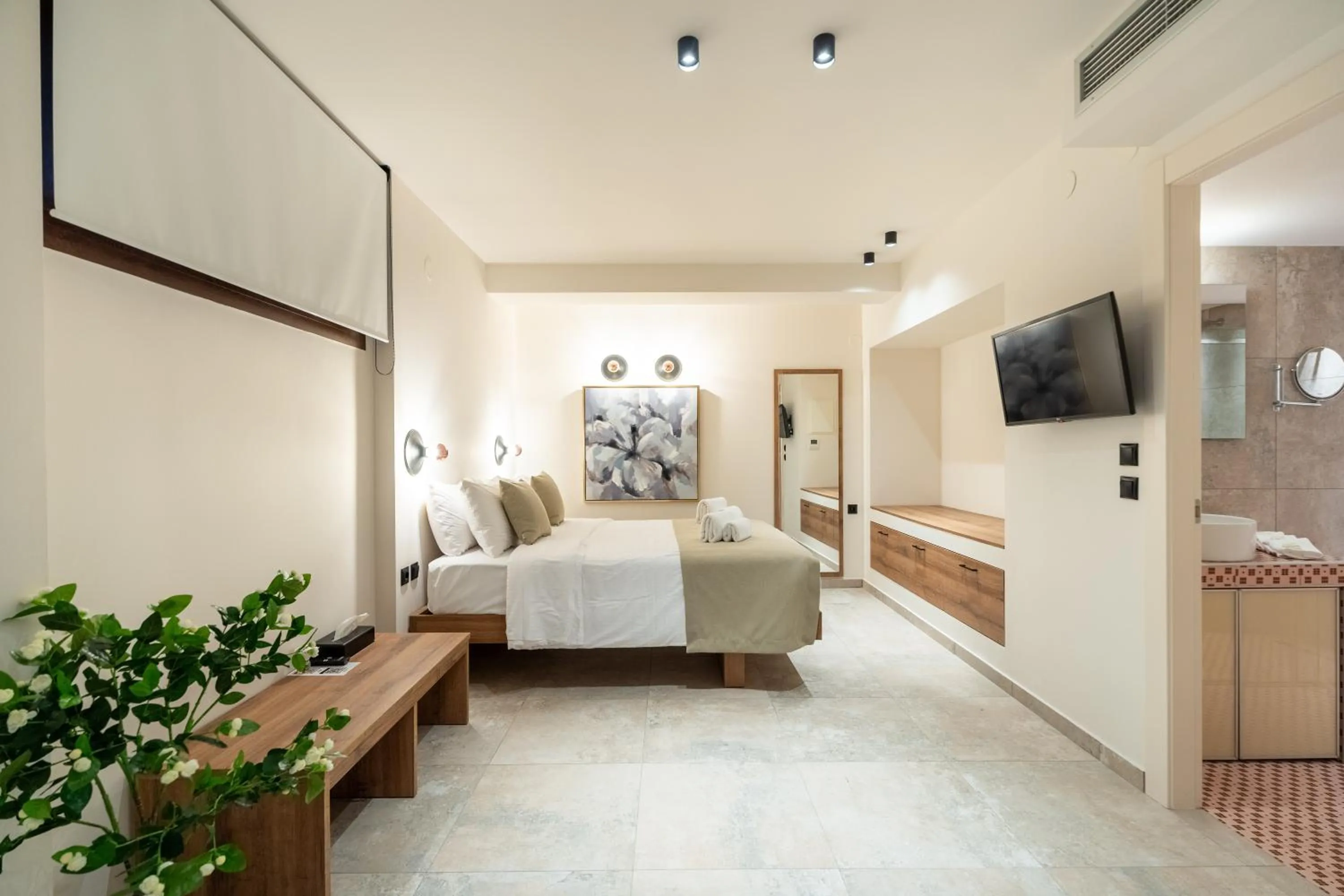 Bed in Mpikas Holidays