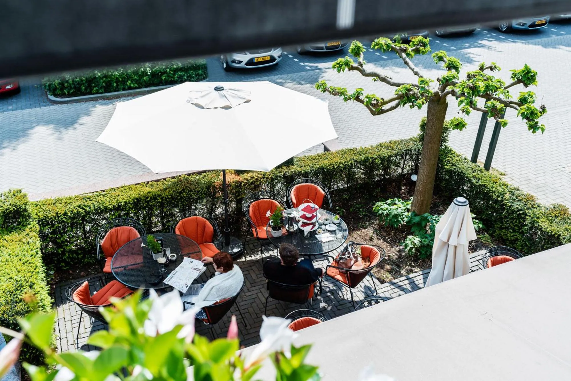 Balcony/Terrace in Hotel 't Paviljoen