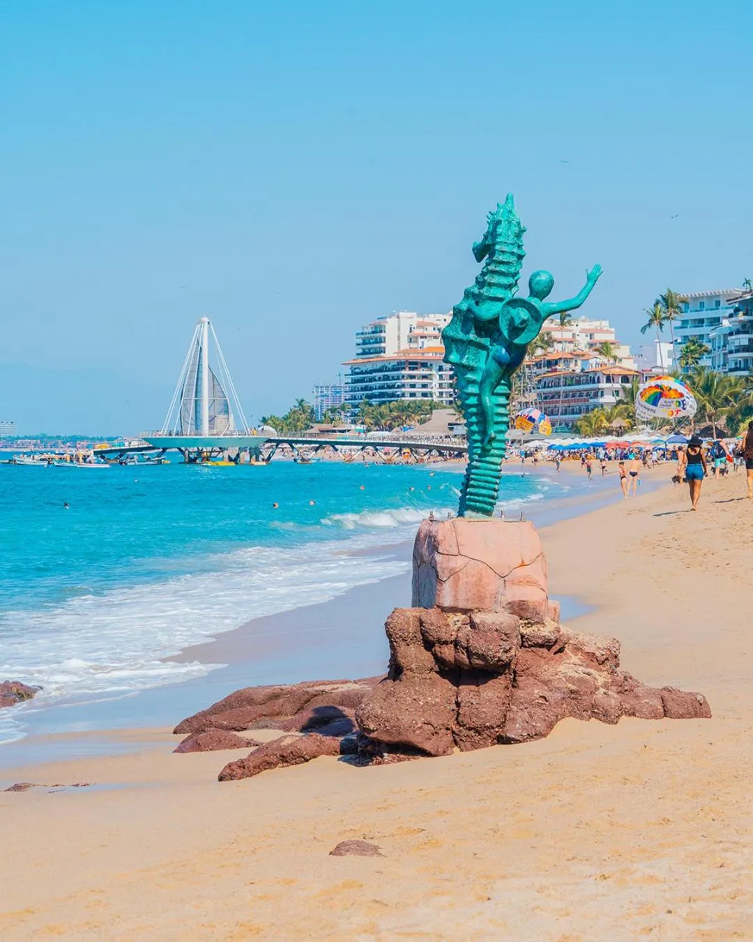 Beach in Hotel Pueblito Vallarta