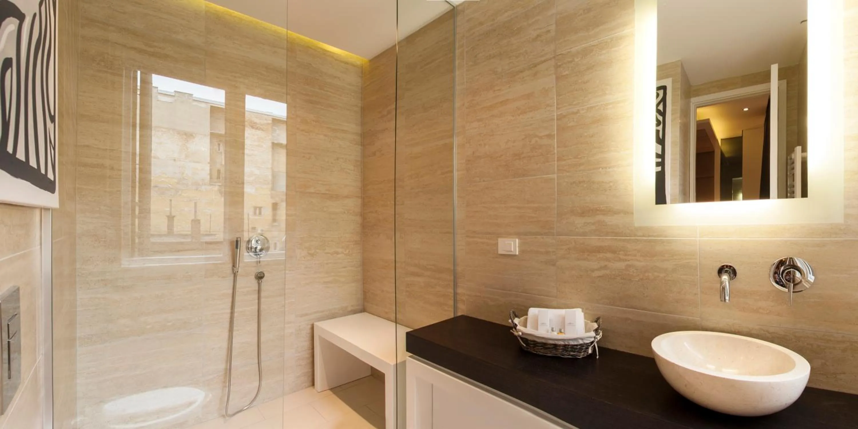 Shower in Eden Garden Suites