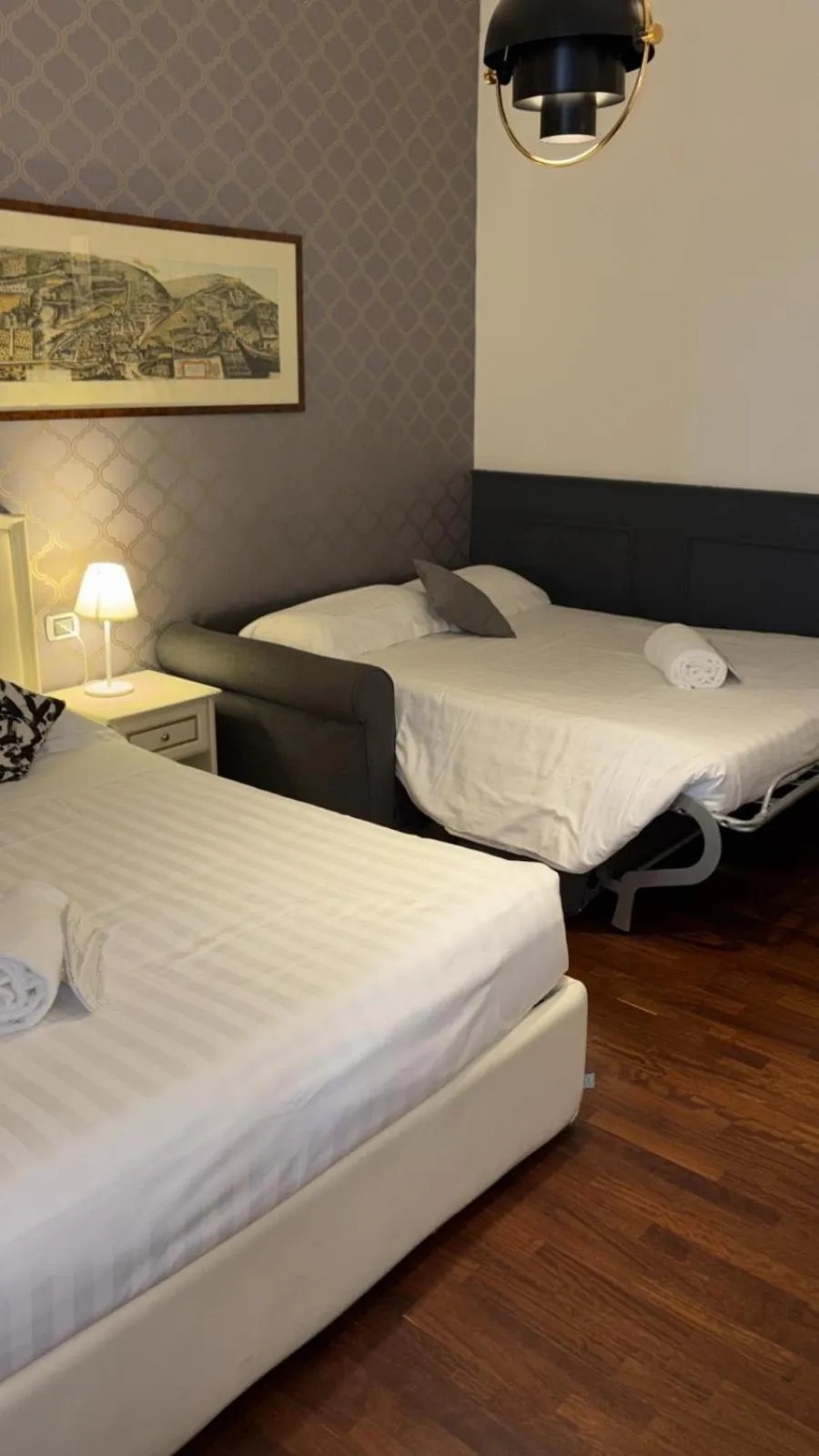 Bed in Piccolo di Piazza di Spagna Suites