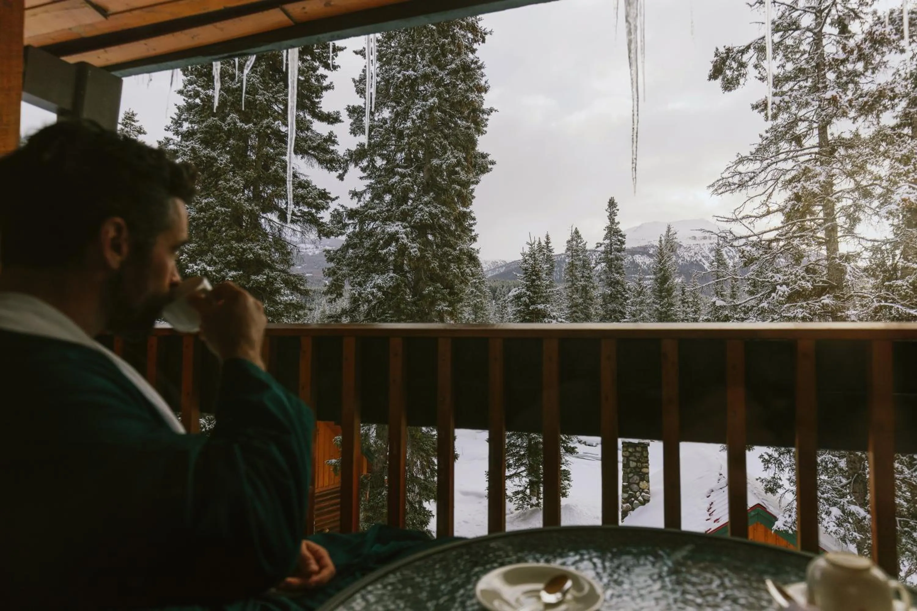 Patio in Post Hotel & Spa