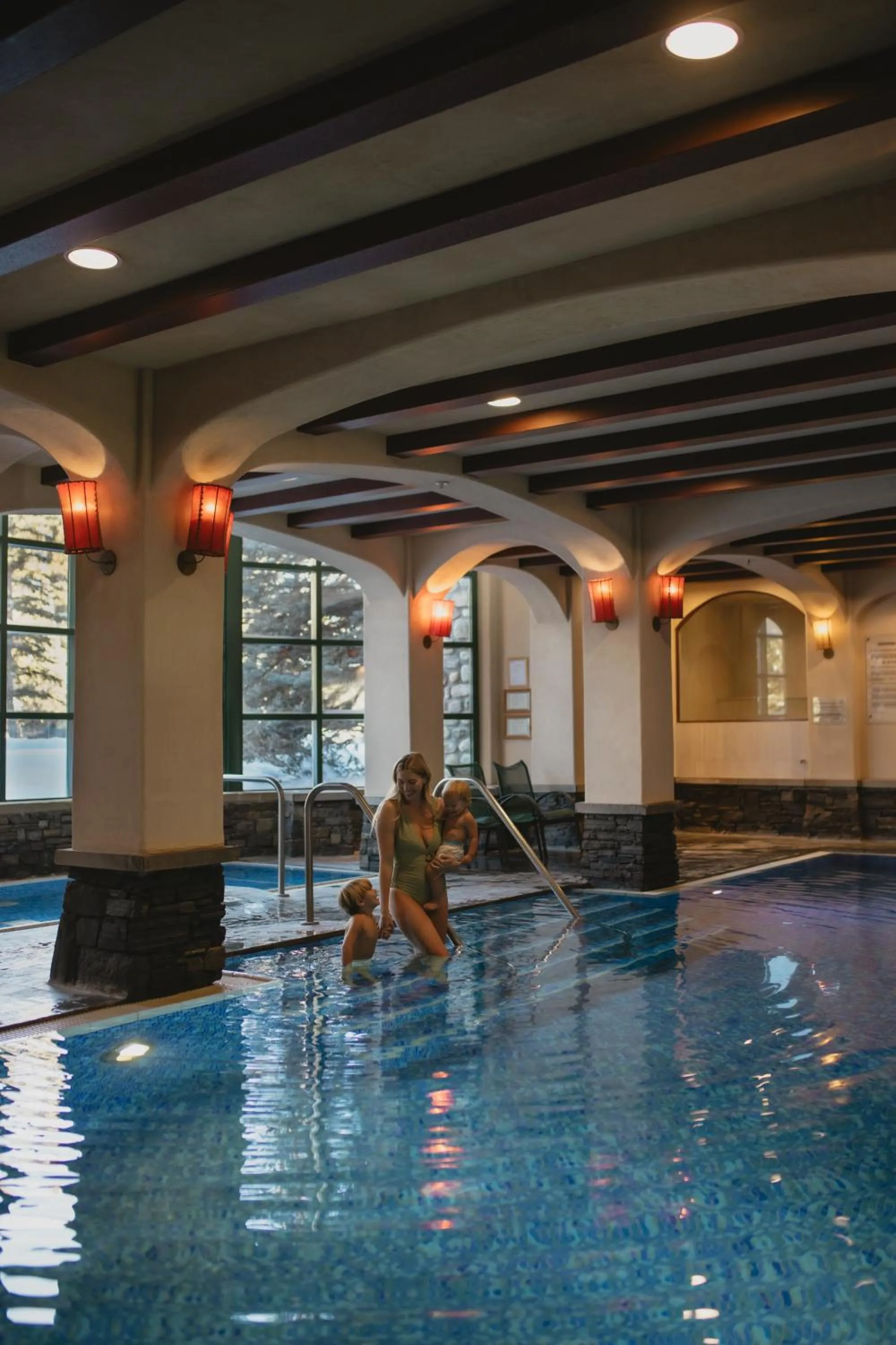 Swimming pool in Post Hotel & Spa