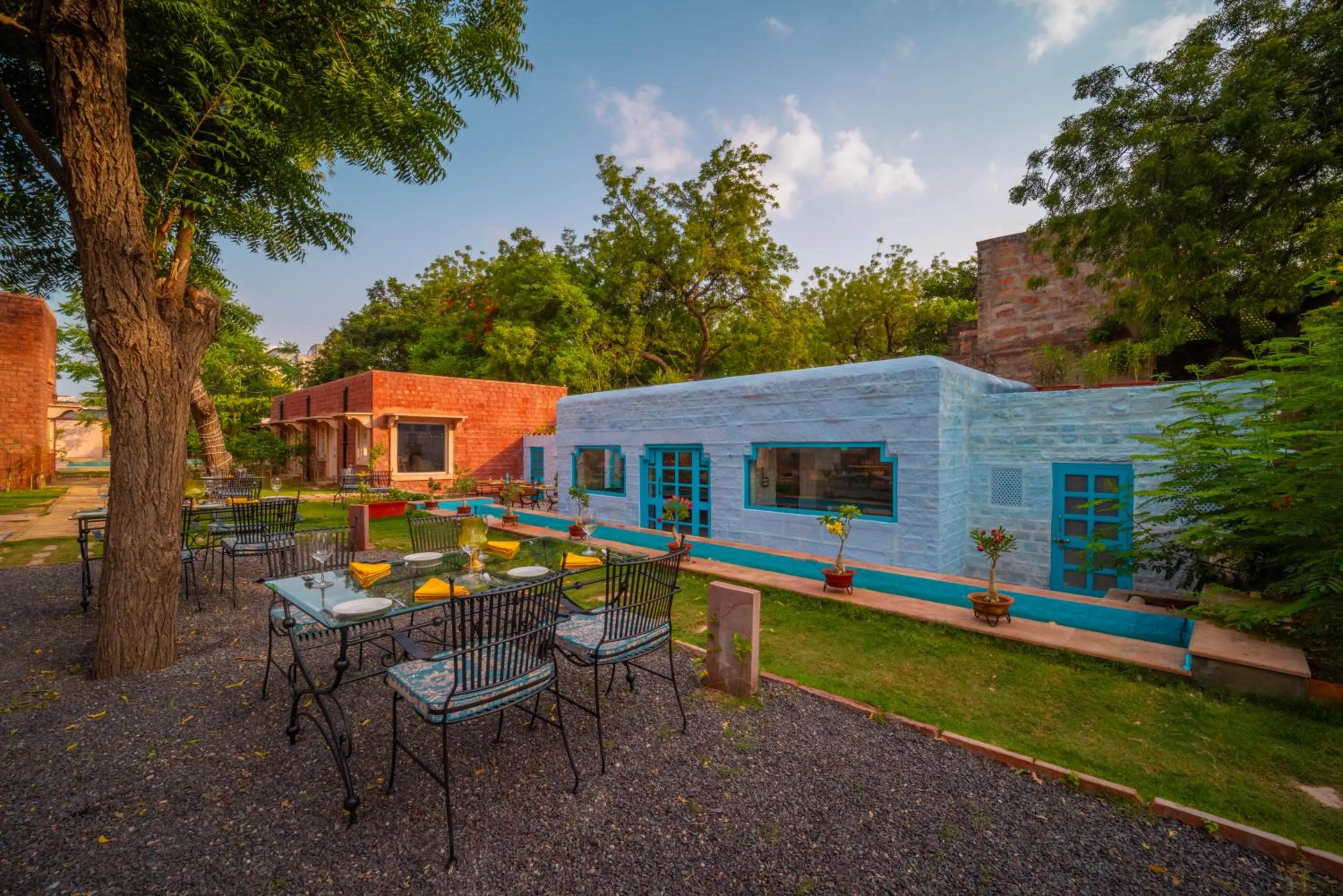 Seating area in Tree Of Life Bhadrajun House, Jodhpur