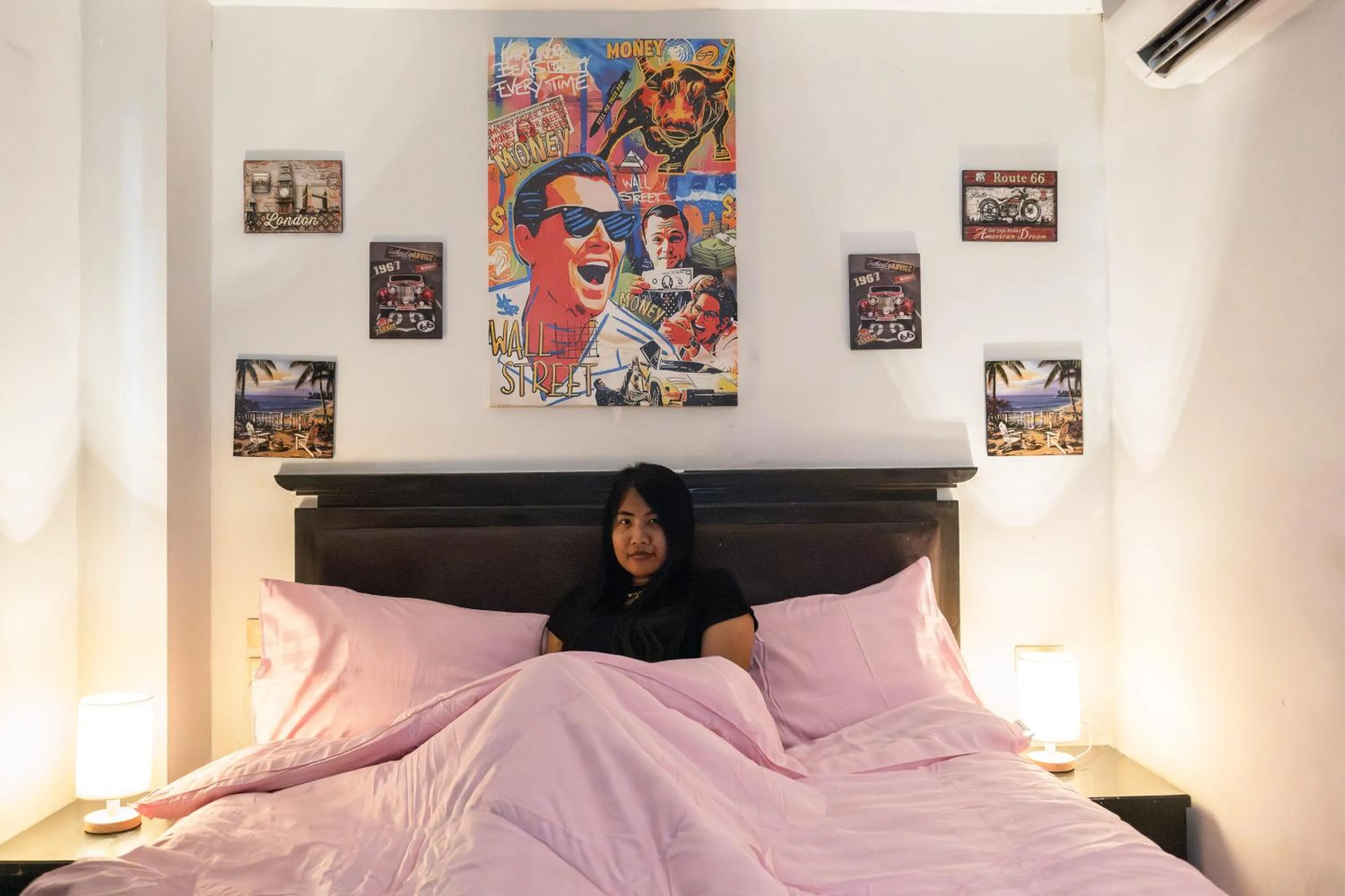 Bed in Abunawas Merry Inn at Walking Street