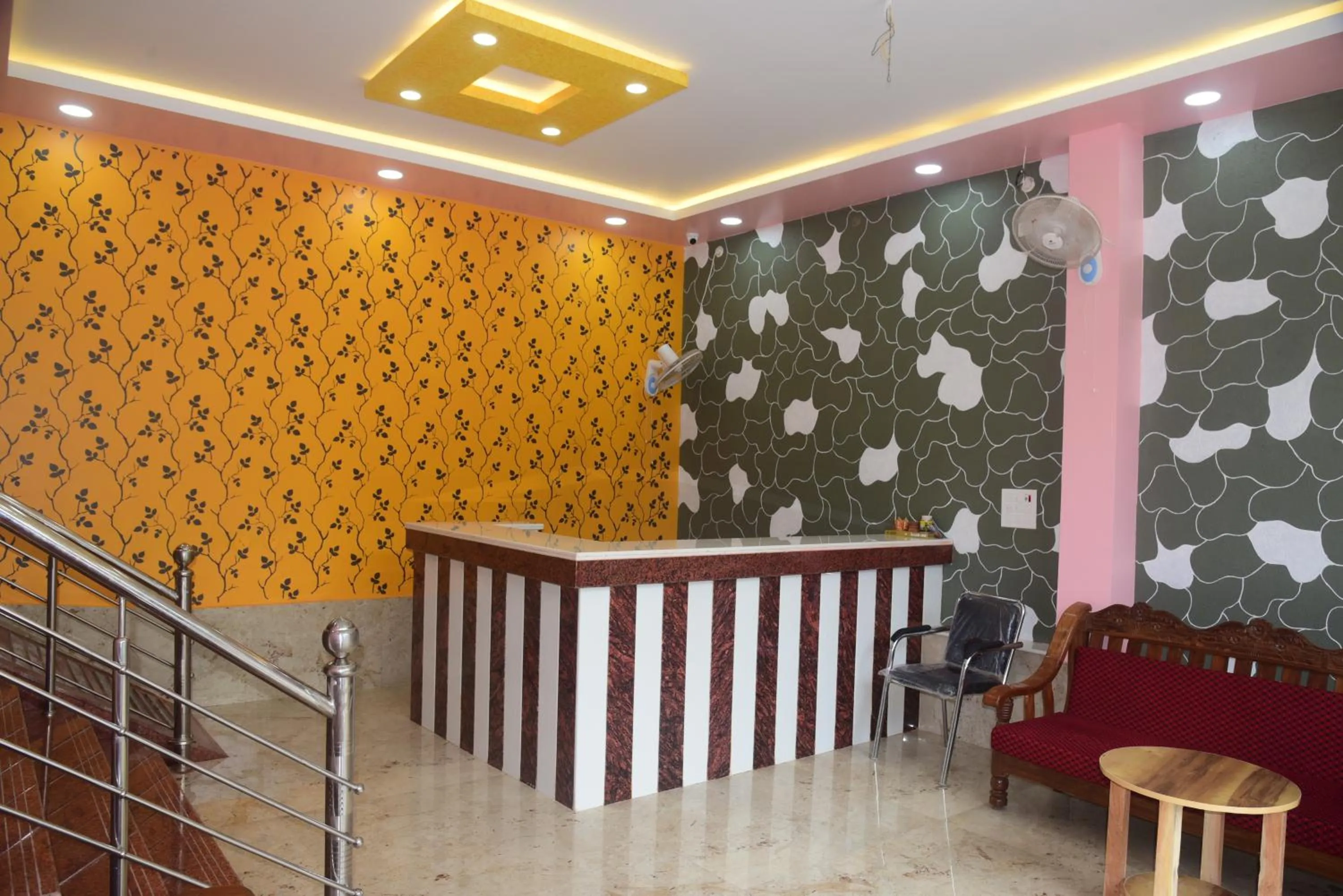 Lobby or reception in Hotel Gridhakuta International