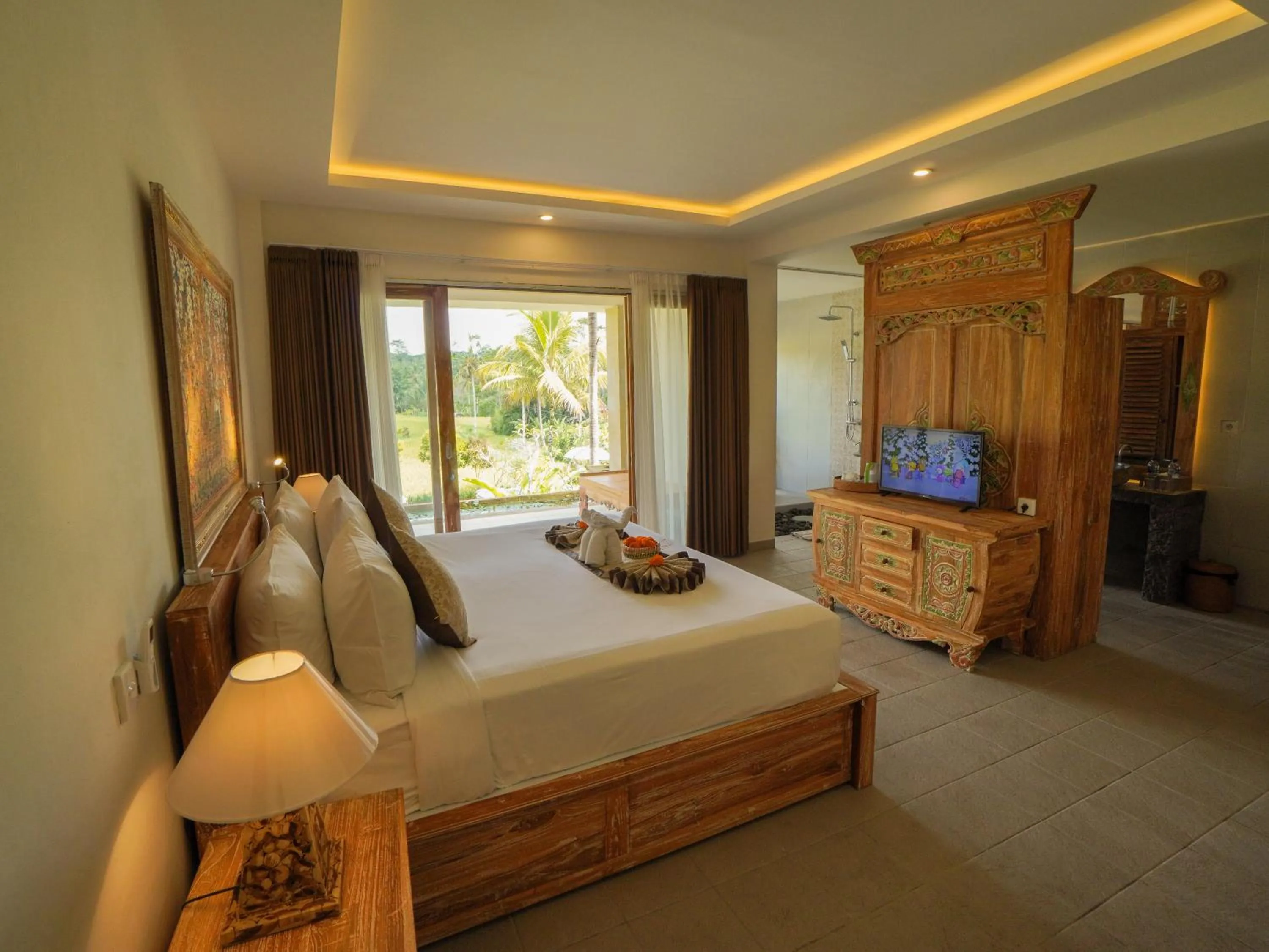 Bed in The Nenggala Suite