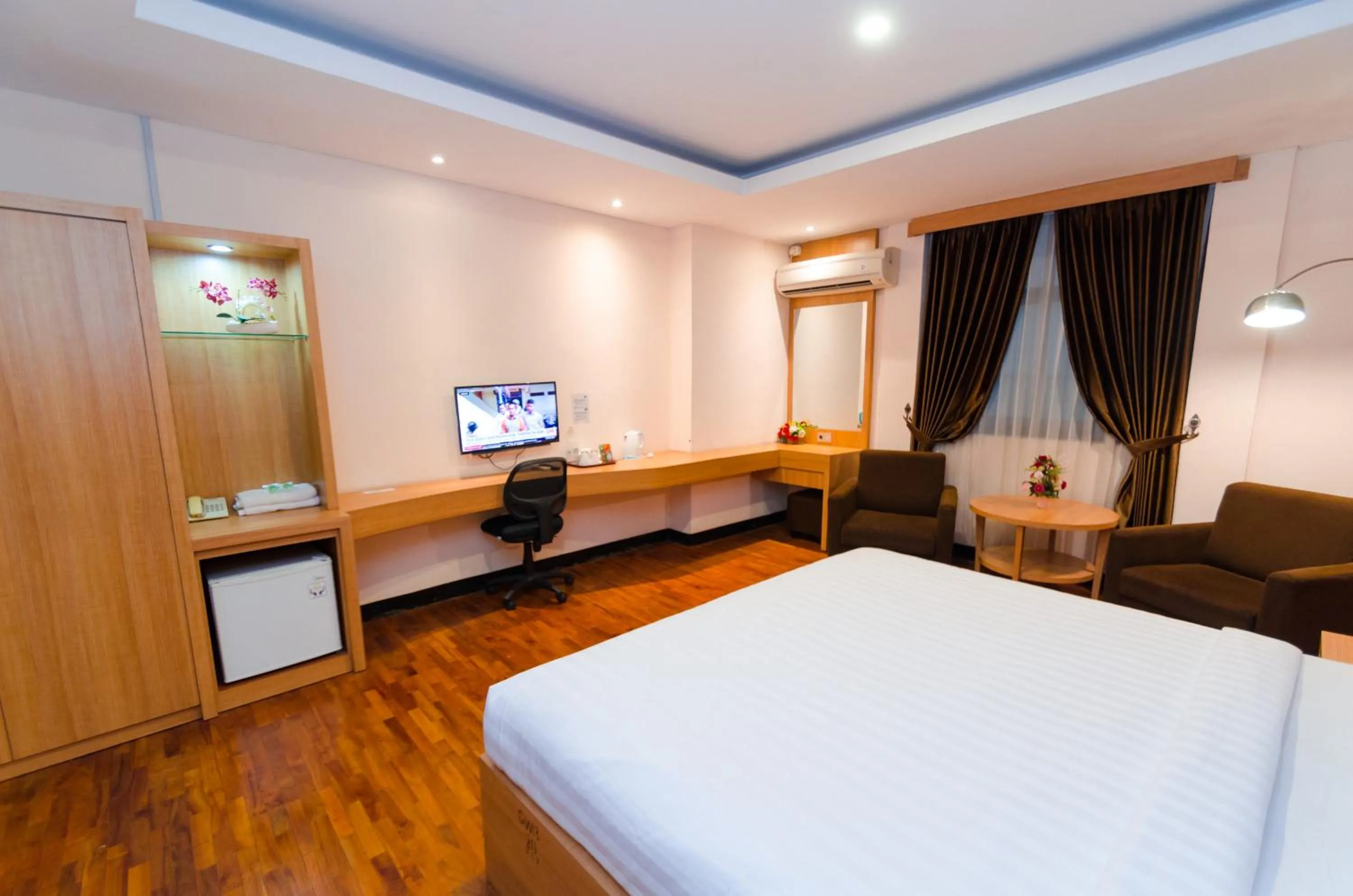 Bed in Graha Widya Bhakti at STIESIA Surabaya