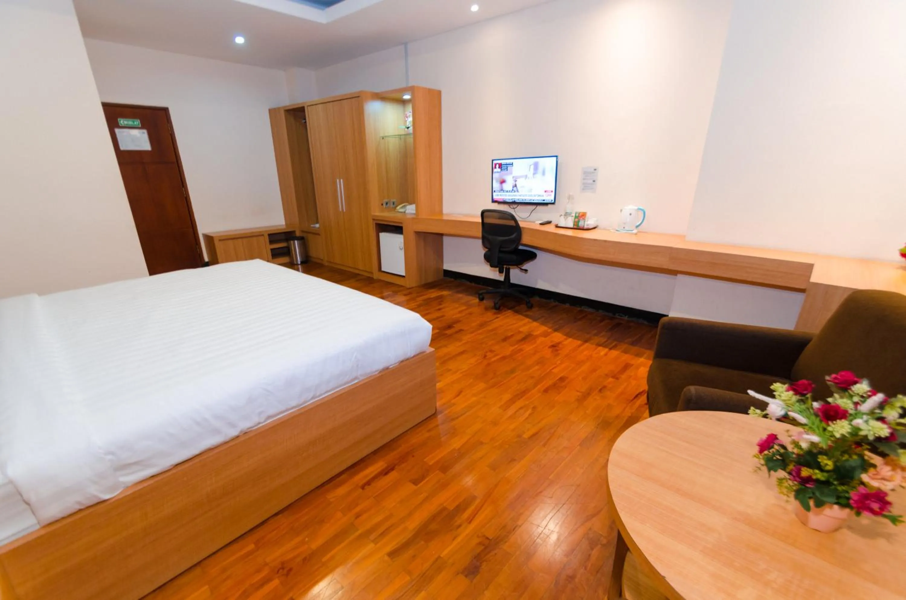 Bed in Graha Widya Bhakti at STIESIA Surabaya